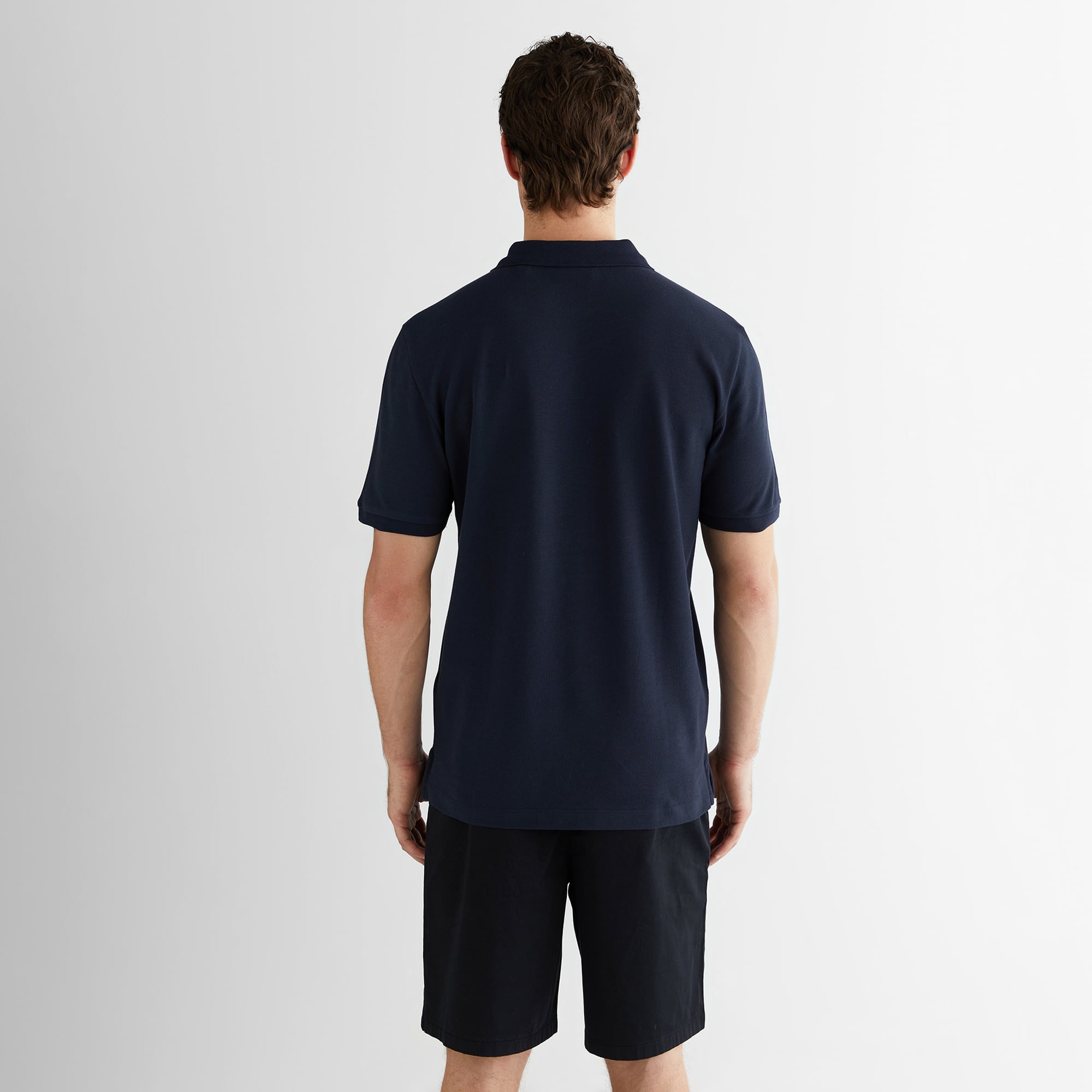 GANT Erkek Lacivert Kısa Kollu Polo