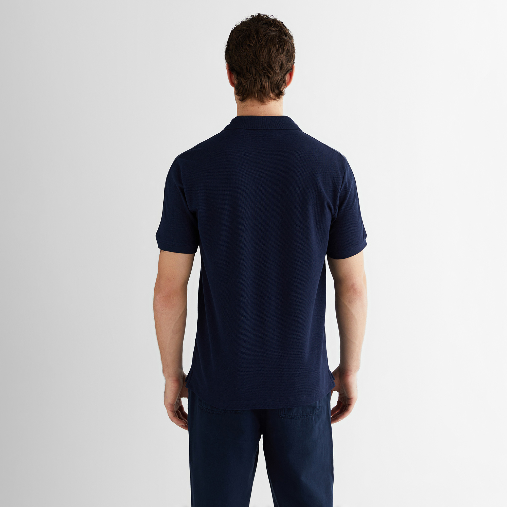 GANT Erkek Lacivert Regular Fit Logolu Polo