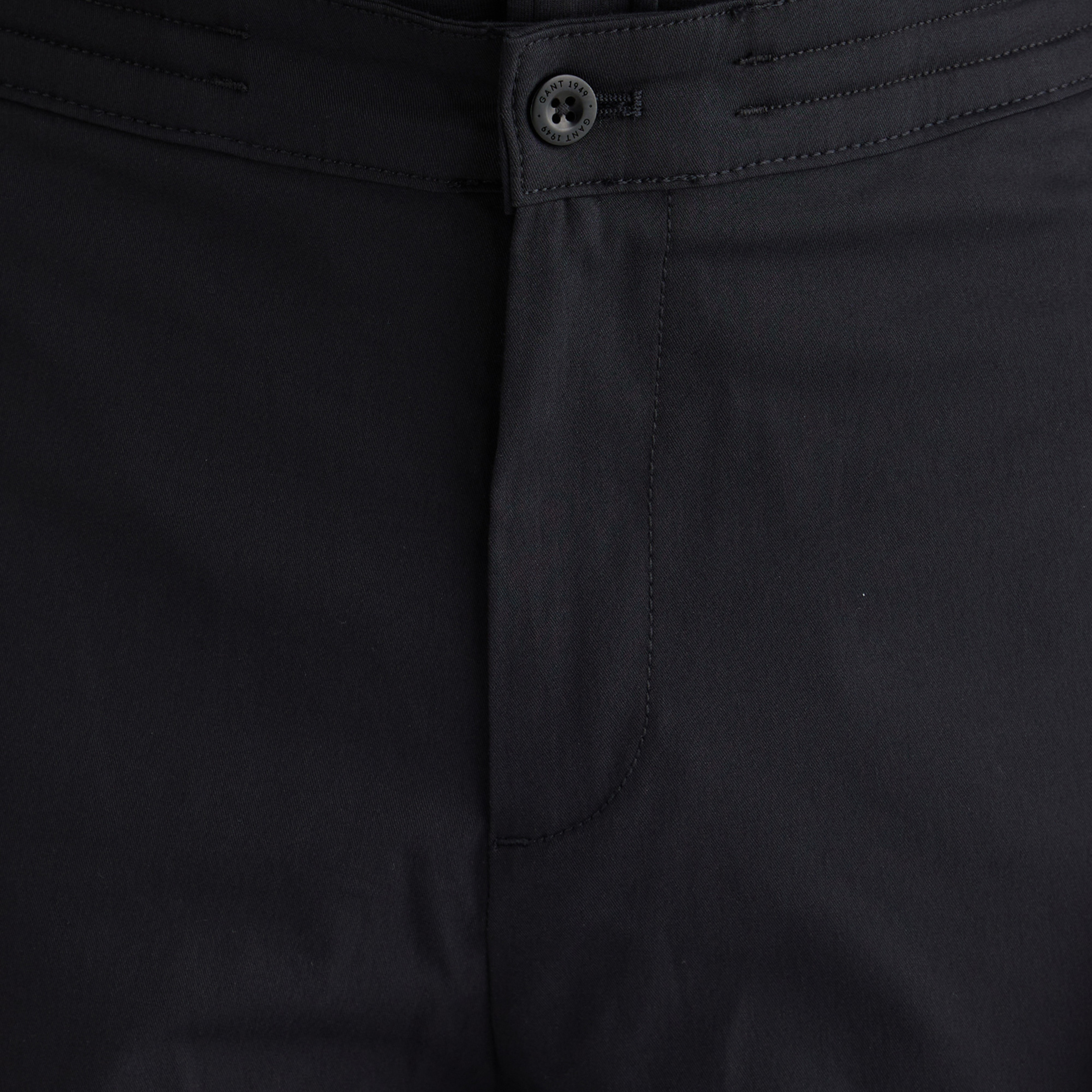 GANT Erkek Siyah Regular Fit Pantolon