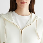 GANT Kadın Krem Kapüşonlu Sweatshirt