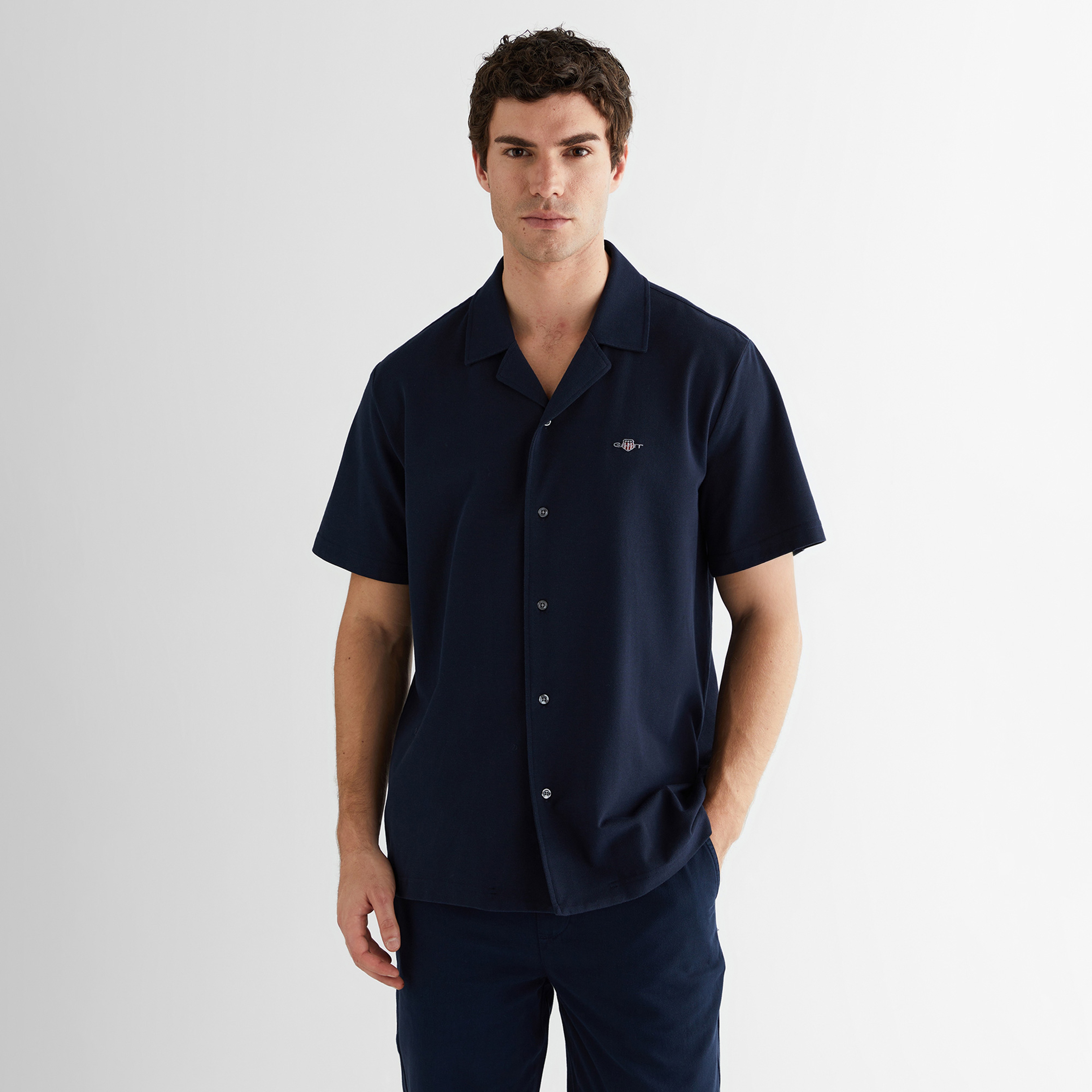 Gant Erkek Lacivert Gömlek