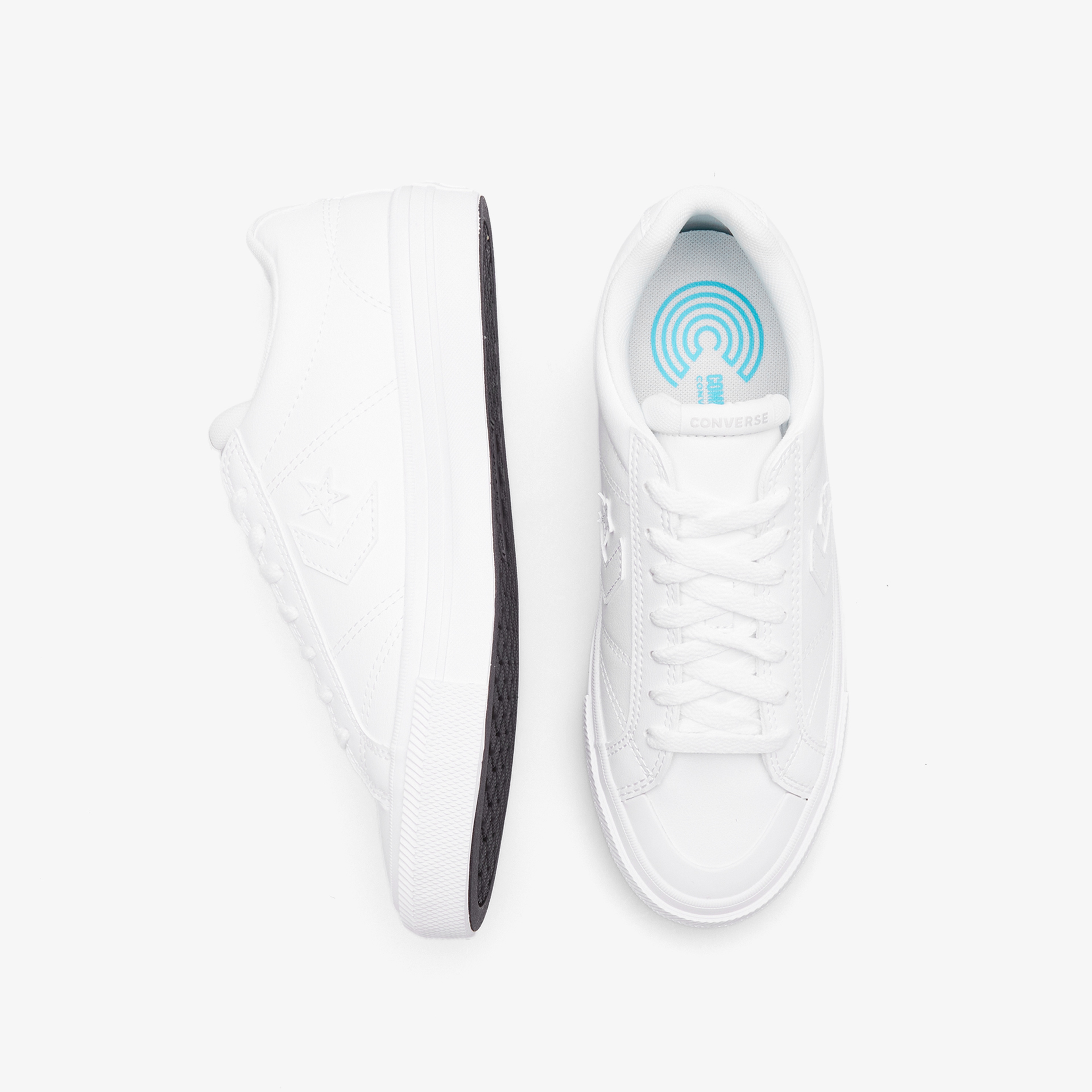 Converse Sport Casual Faux Leather Unisex Beyaz Sneaker