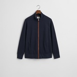 GANT Erkek Lacivert Regular Fit Fermuarlı Hırka