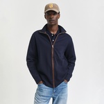 GANT Erkek Lacivert Regular Fit Fermuarlı Hırka