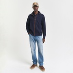 GANT Erkek Lacivert Regular Fit Fermuarlı Hırka
