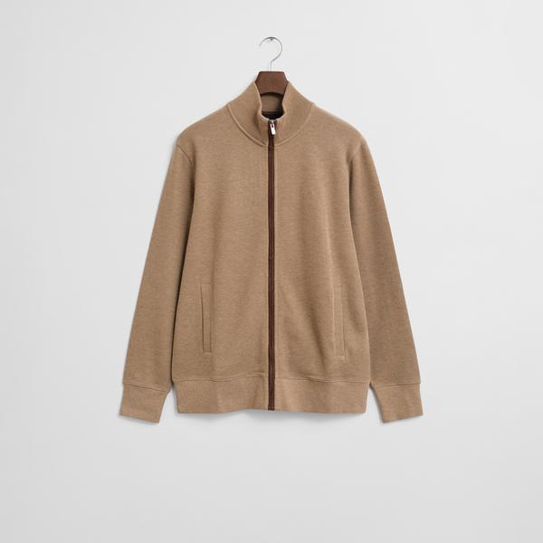 GANT Erkek Bej Regular Fit Fermuarlı Hırka