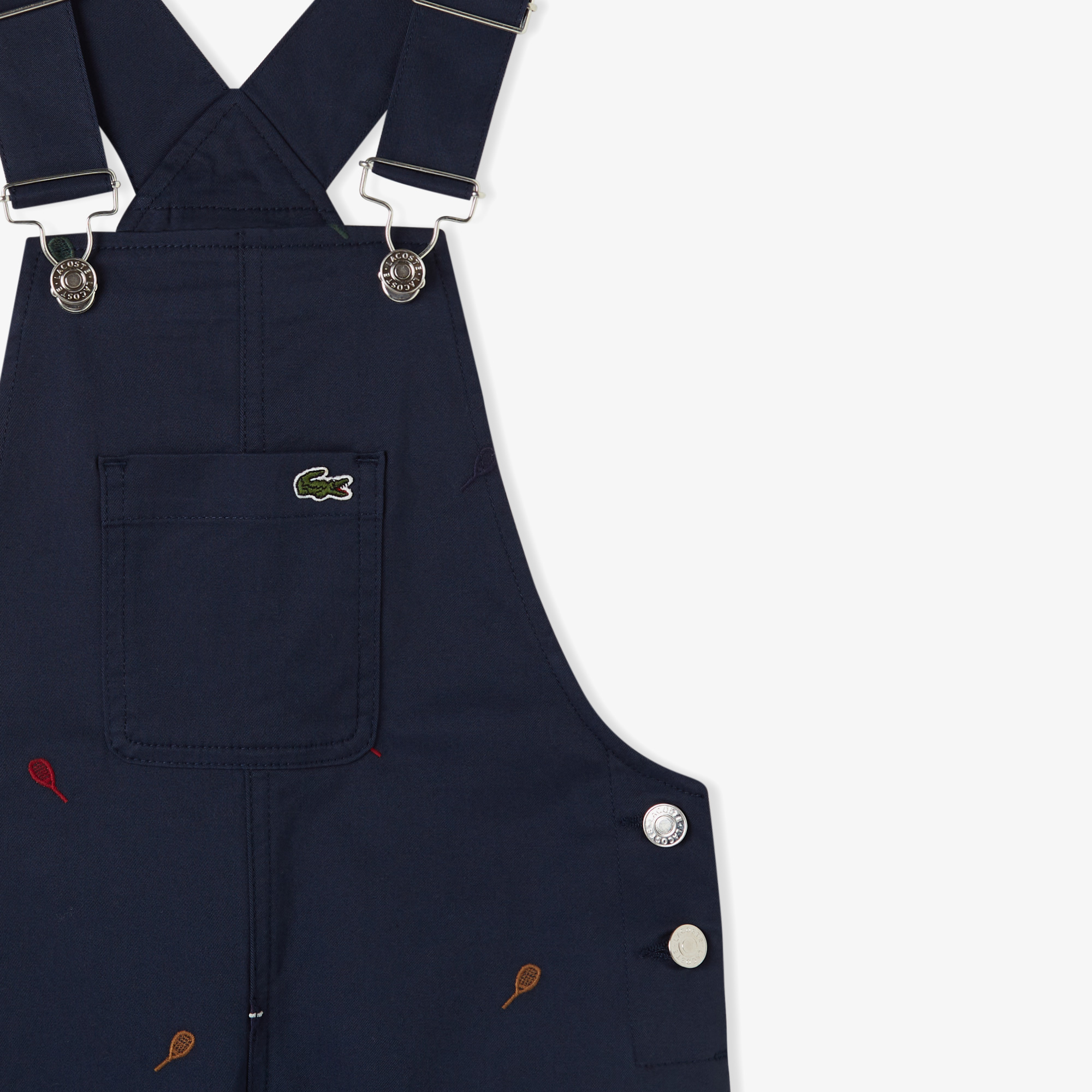 Kız Çocuk Desenli Lacivert Salopet