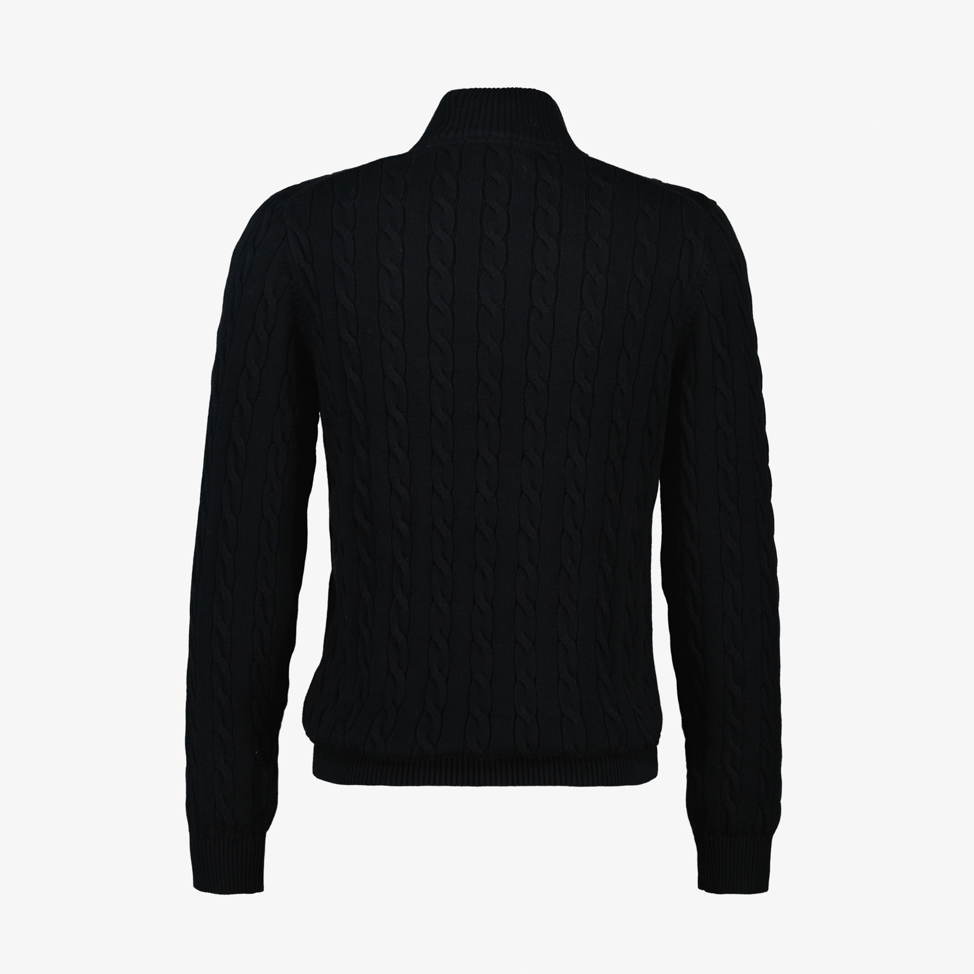 GANT Erkek Siyah Regular Fit Örgü Kazak