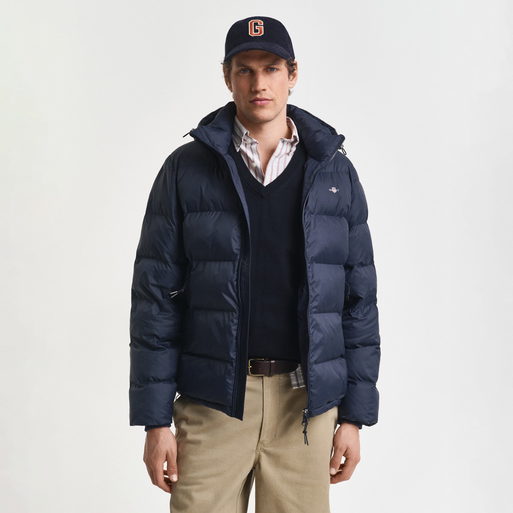 GANT Erkek Lacivert Regular Fit Active Cloud Mont