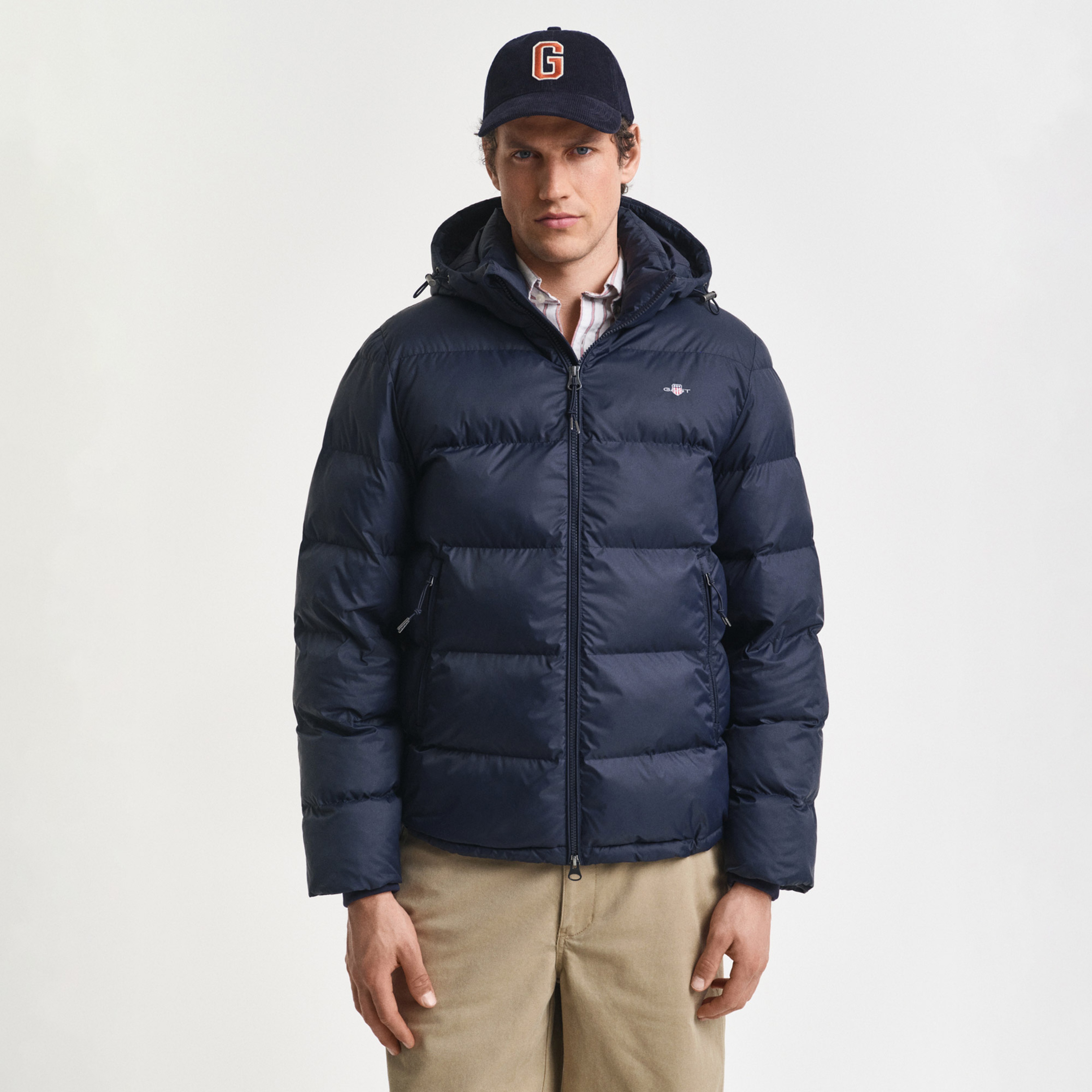 GANT Erkek Lacivert Regular Fit Active Cloud Mont
