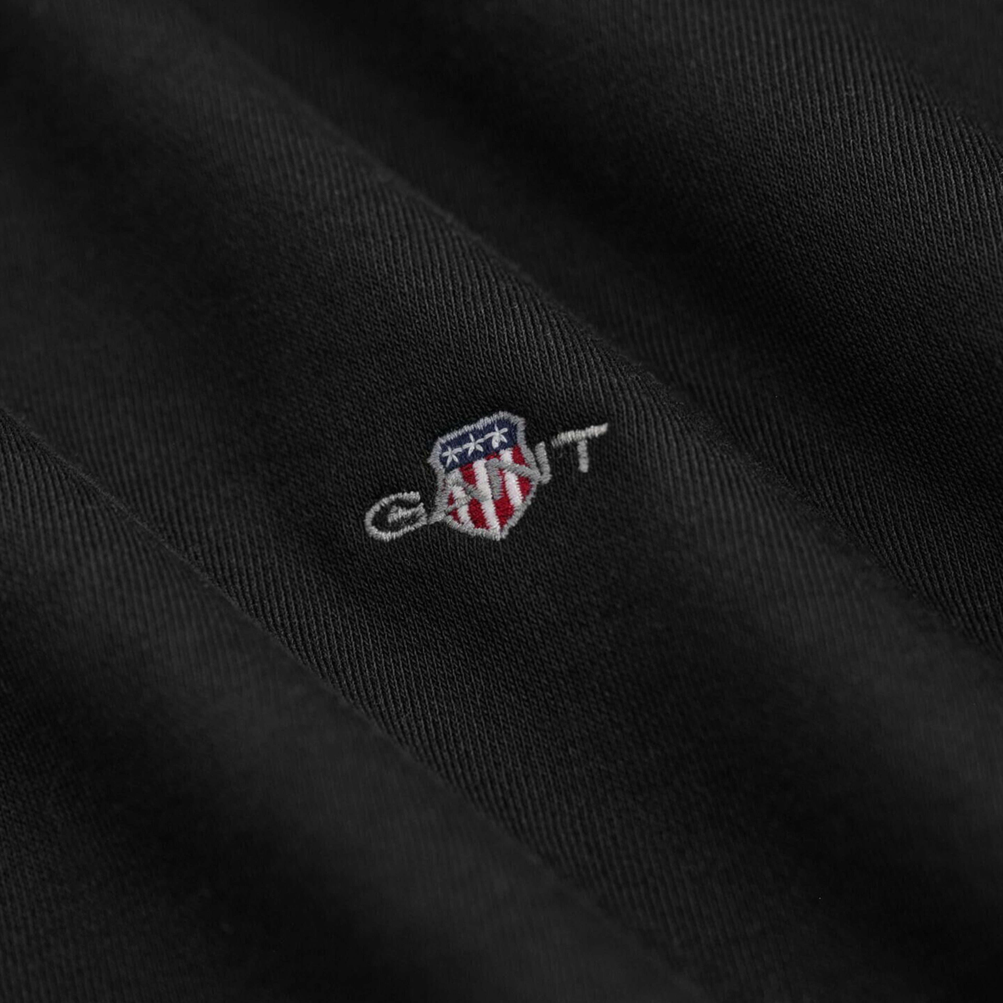 GANT Kadın Siyah Relaxed Fit Bisiklet Yaka Sweatshirt