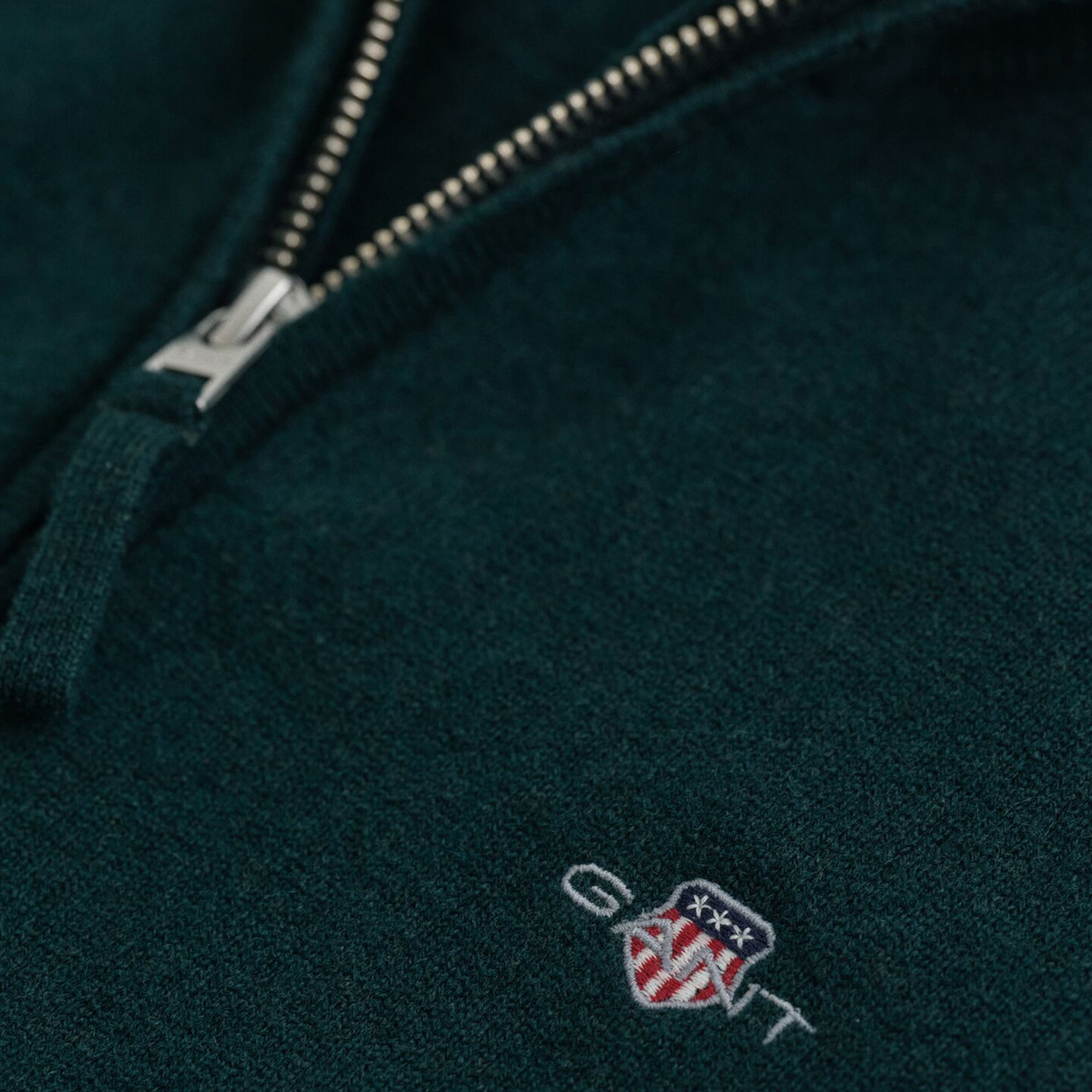 GANT Erkek Yeşil Regular Fit  Yün Hırka