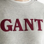 GANT Kadın Gri Relaxed Fit Bisiklet Yaka Sweatshirt