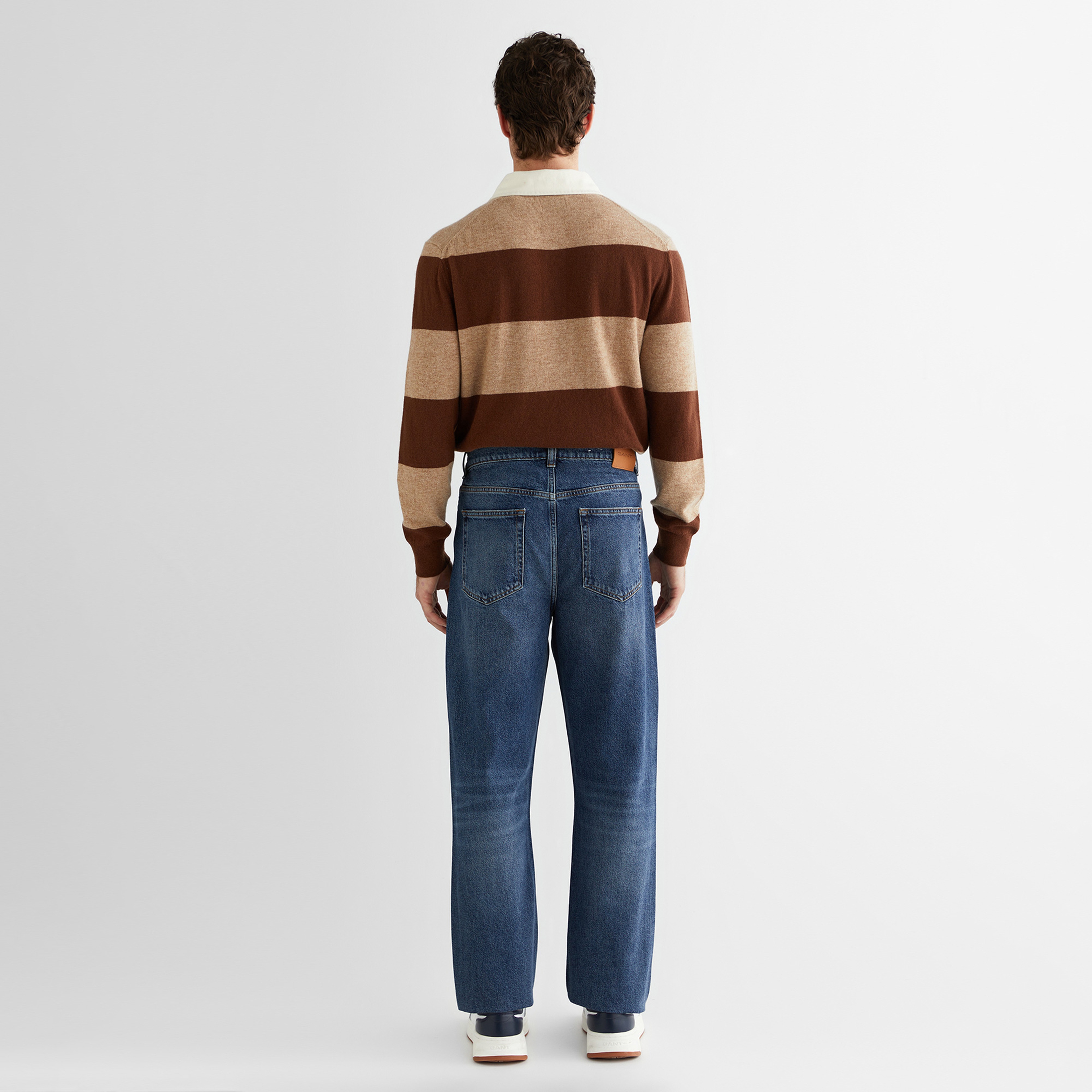 GANT Erkek Lacivert Straight Fit Jean