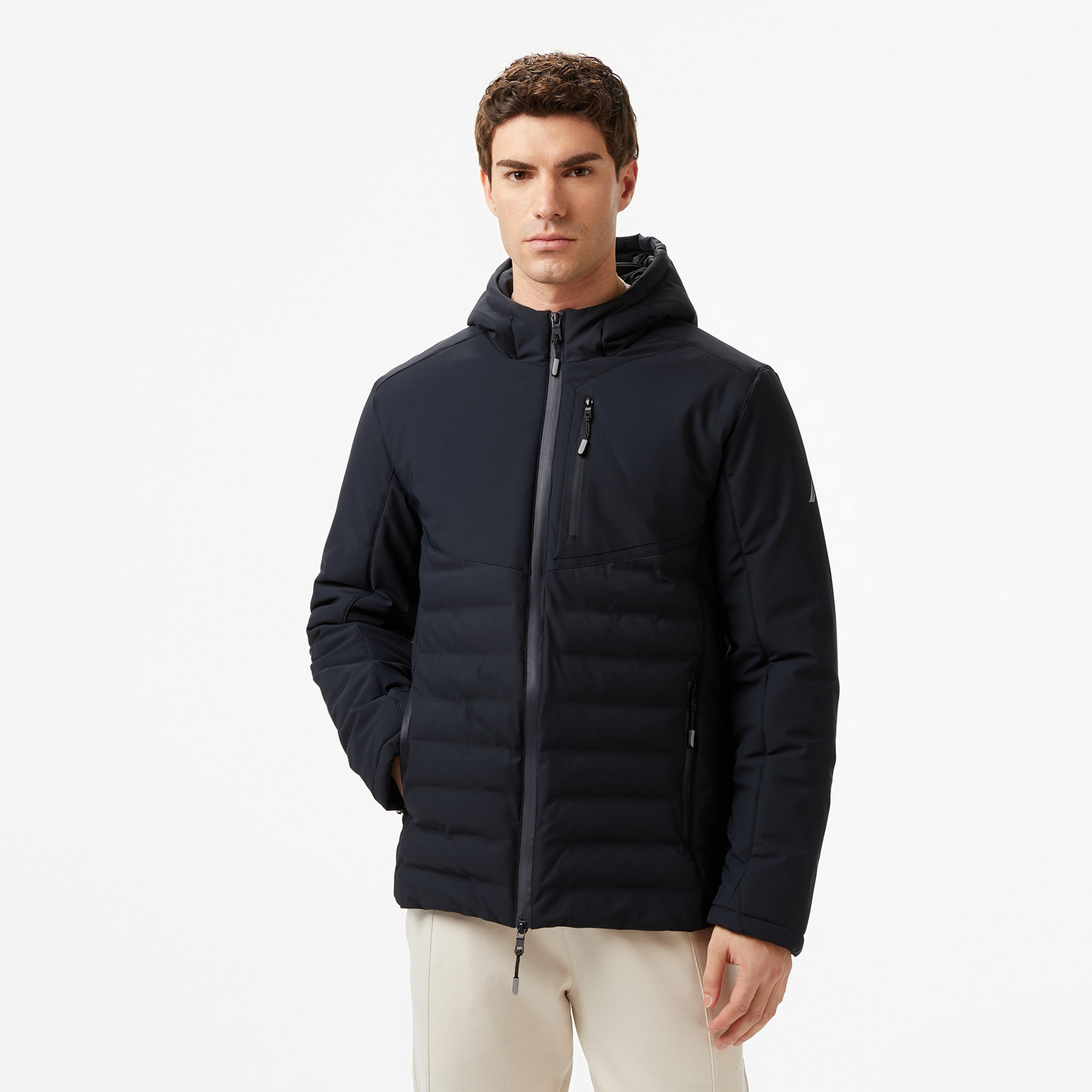 Nautica Erkek Lacivert Classic Fit Mont