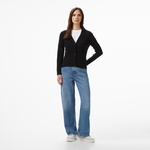 Nautica Kadın Siyah Regular Fit Hırka