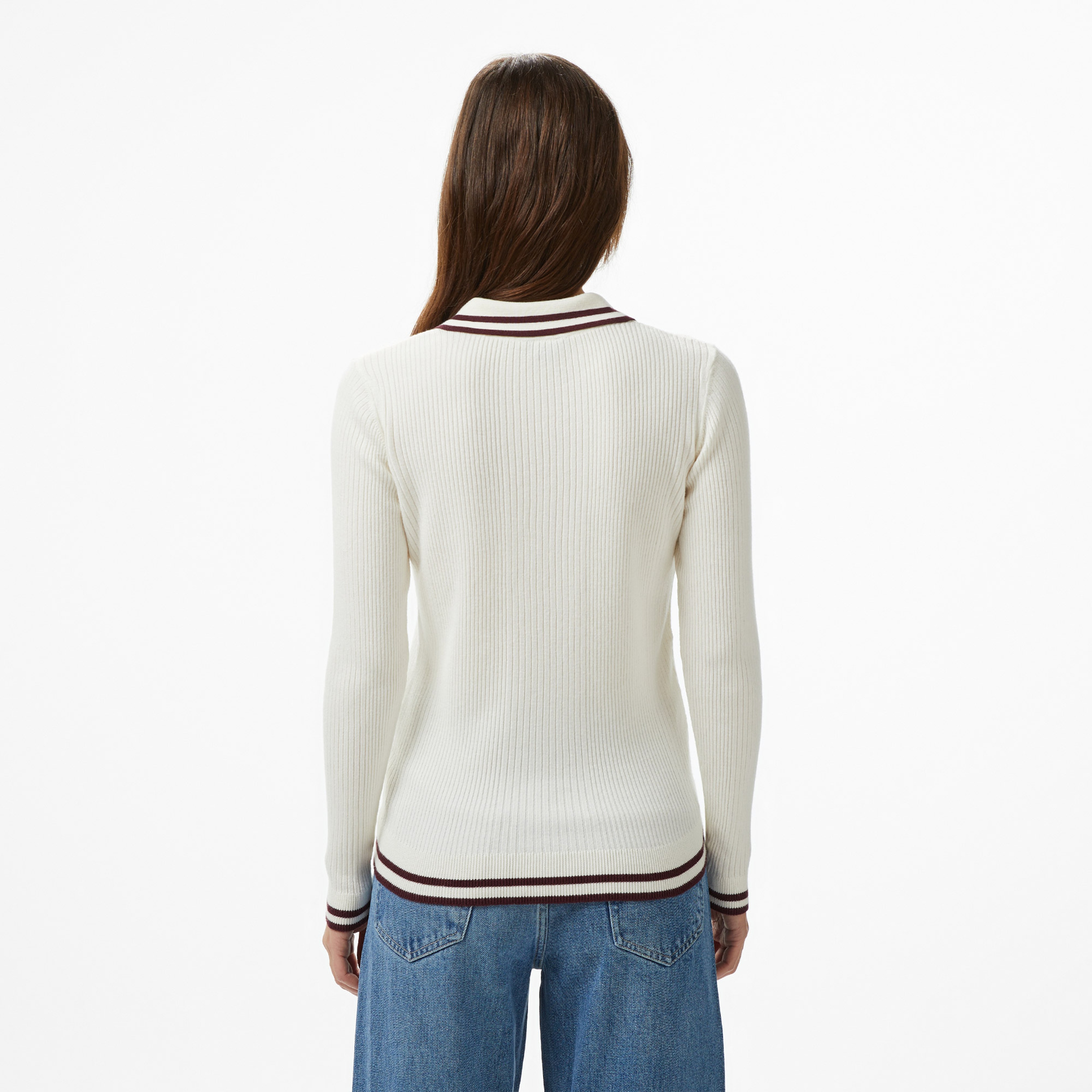 Nautica Kadın Kahverengi Regular Fit Kazak