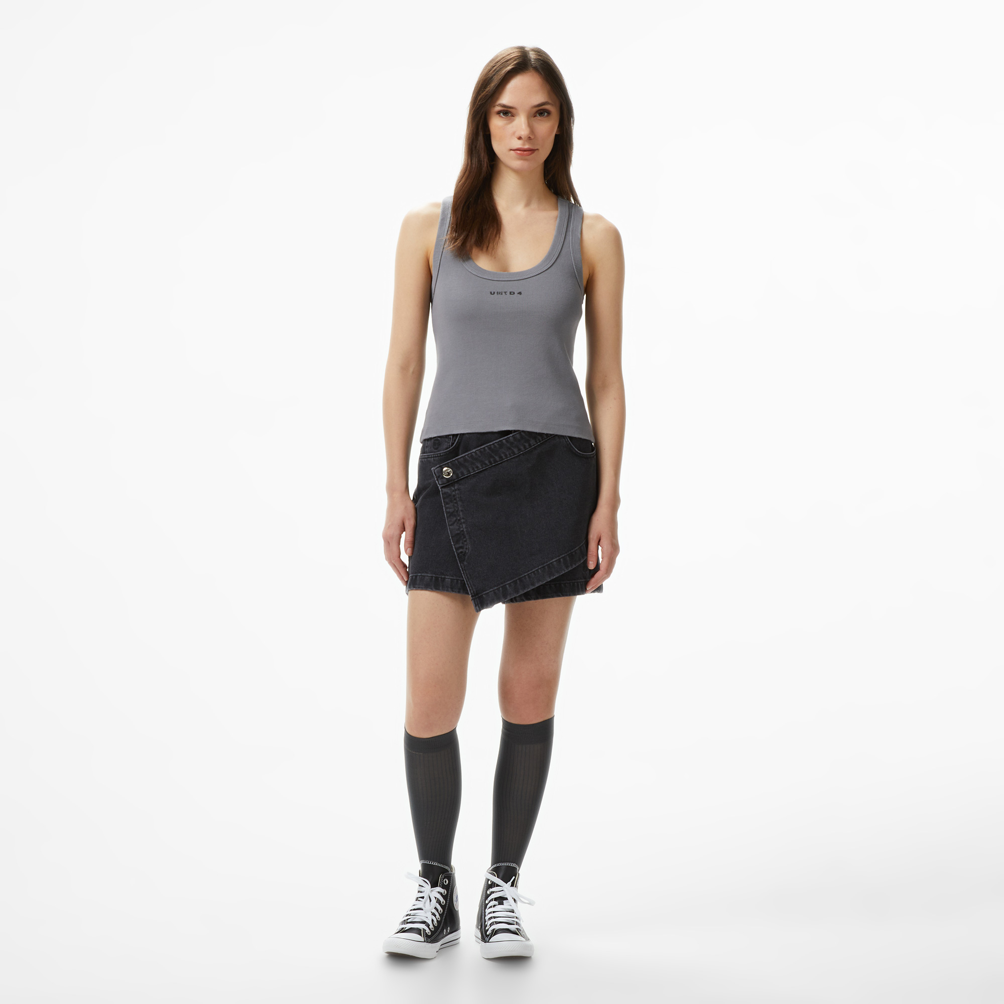 UNITED4 Kadın Gri Atlet