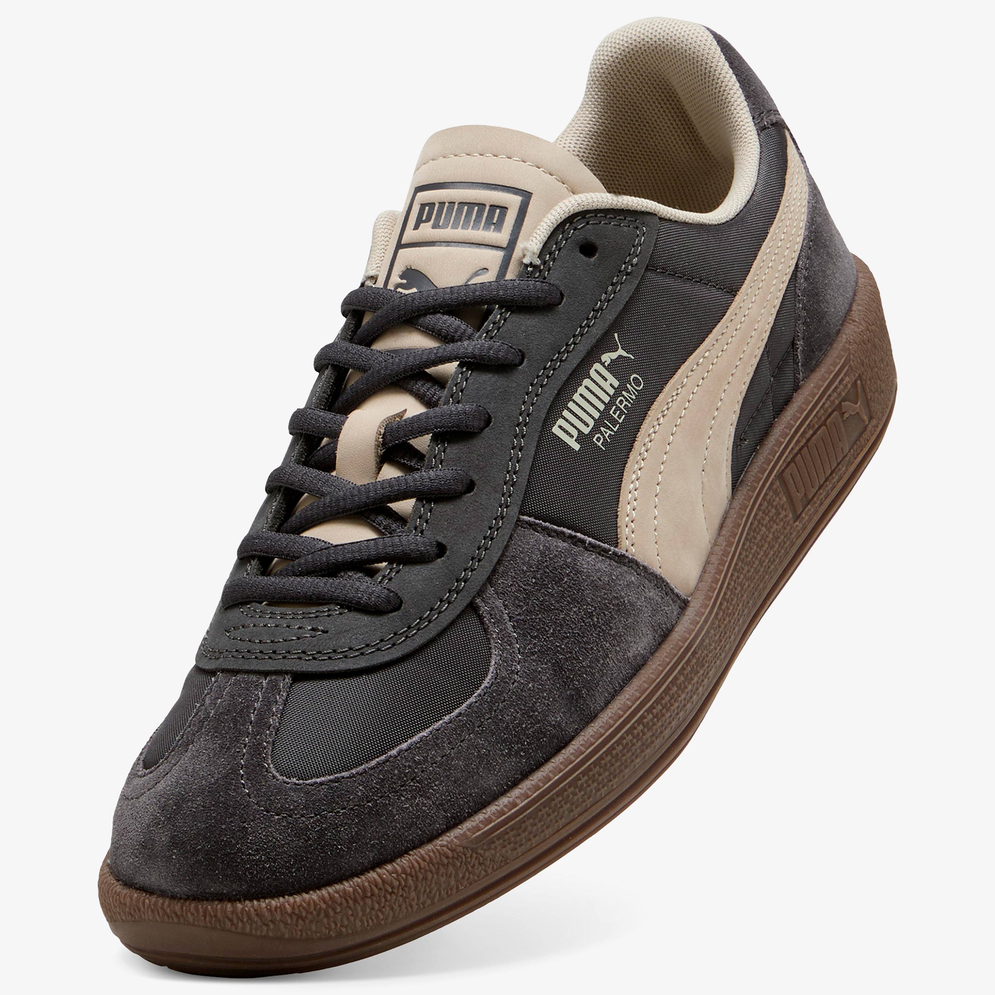 Puma Palermo Pop Unisex Gri Spor Ayakkabı