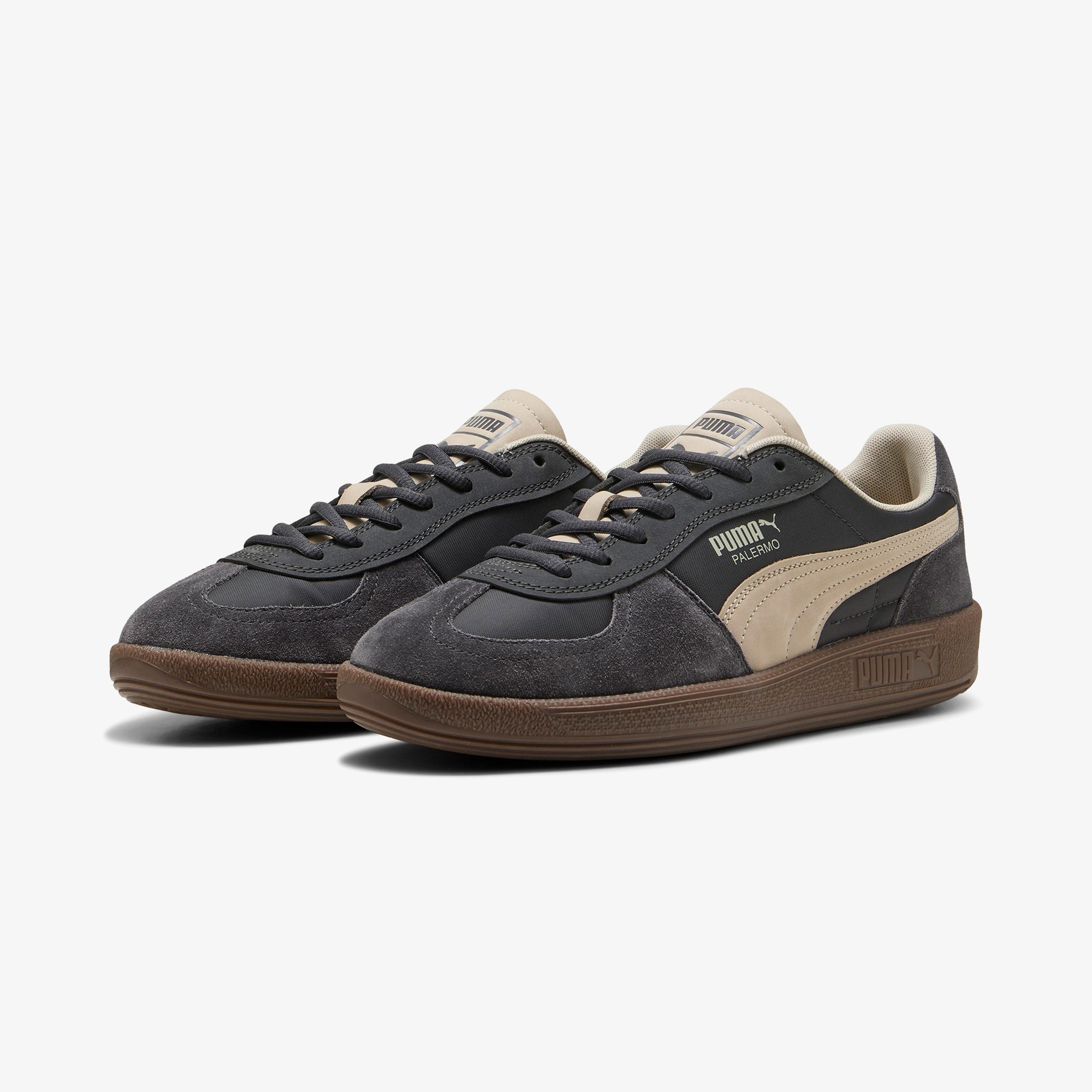 Puma Palermo Pop Unisex Gri Spor Ayakkabı