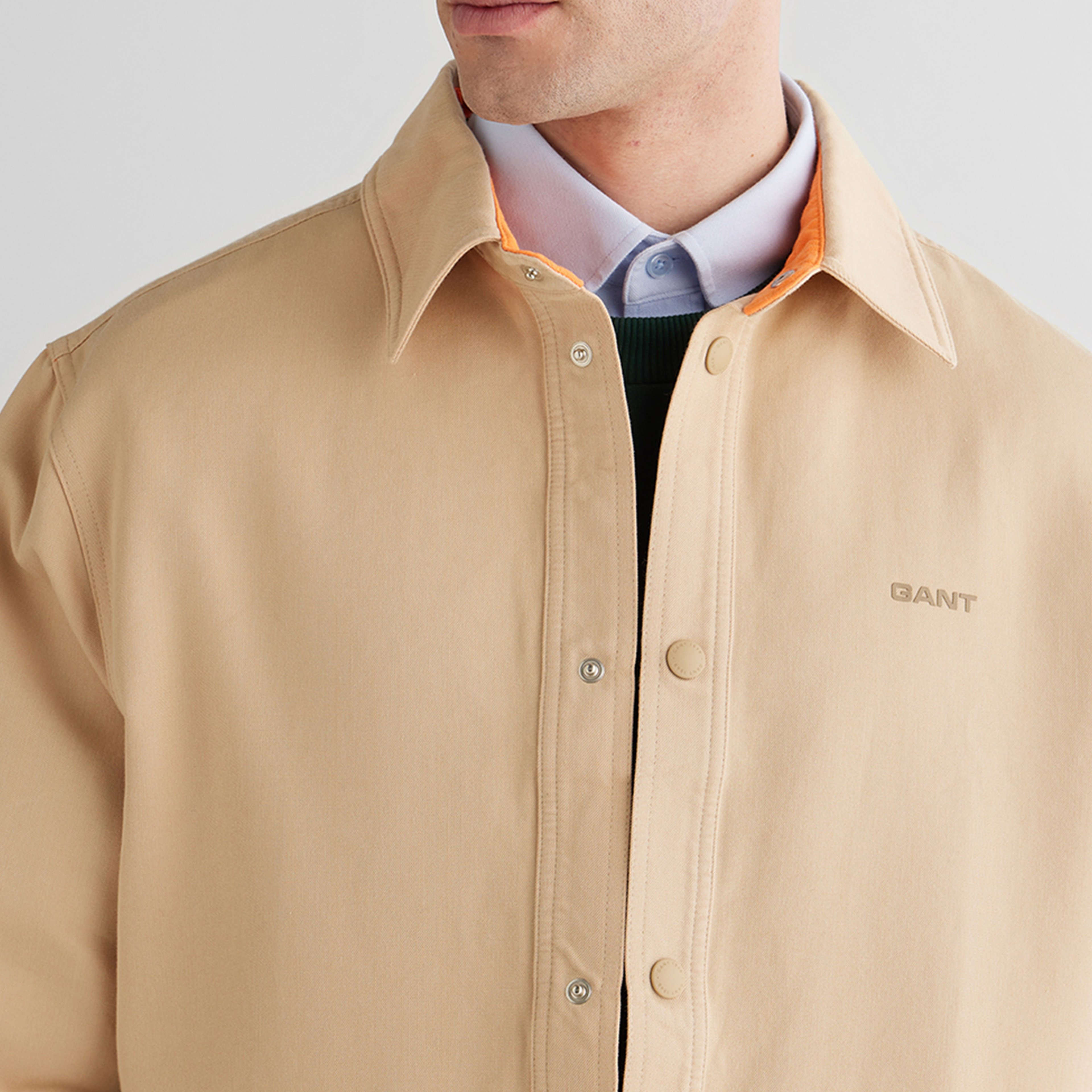 GANT Erkek Beyaz Regular Fit Düğmeli Yaka Oxford Gömlek