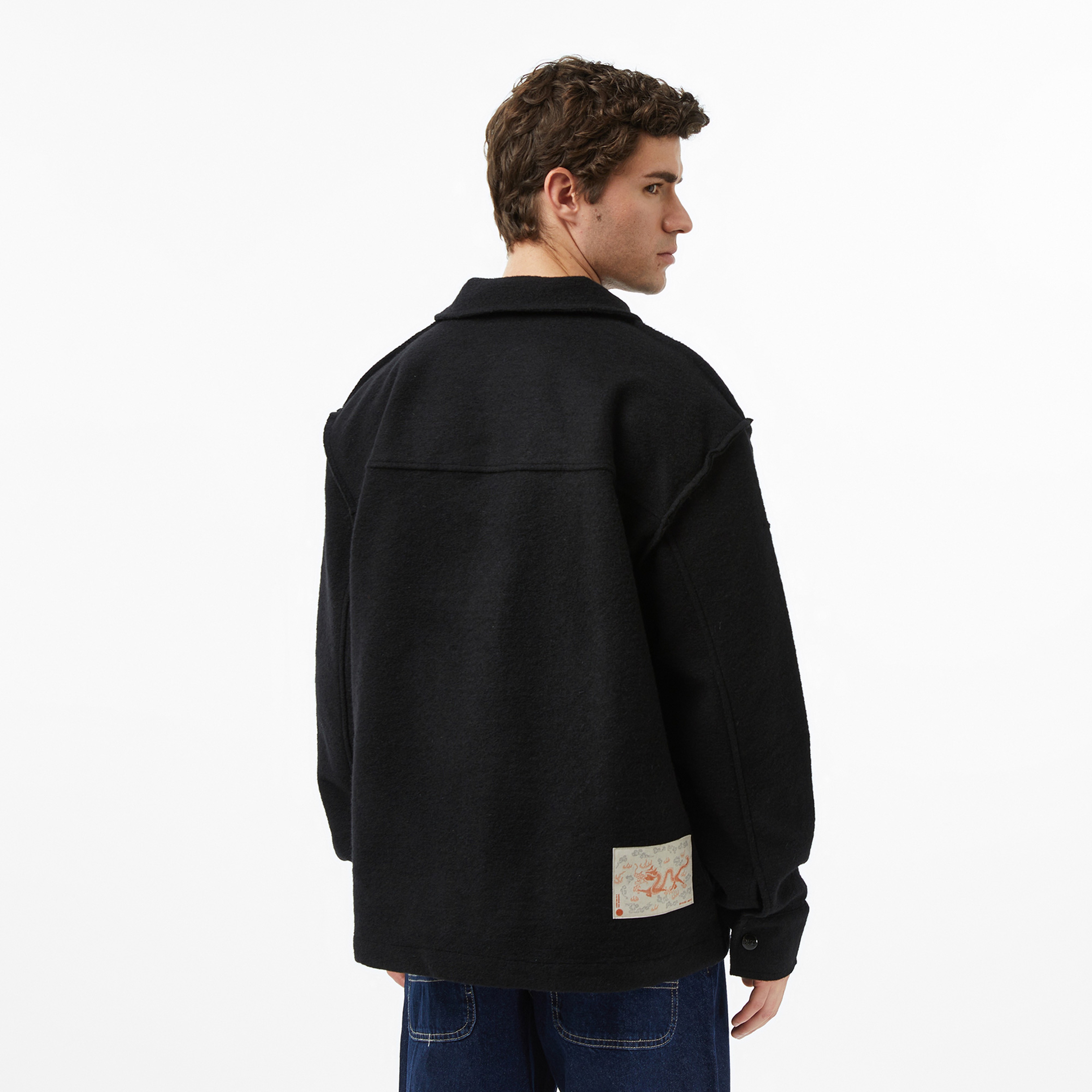 UNITED4 Erkek Siyah Ceket