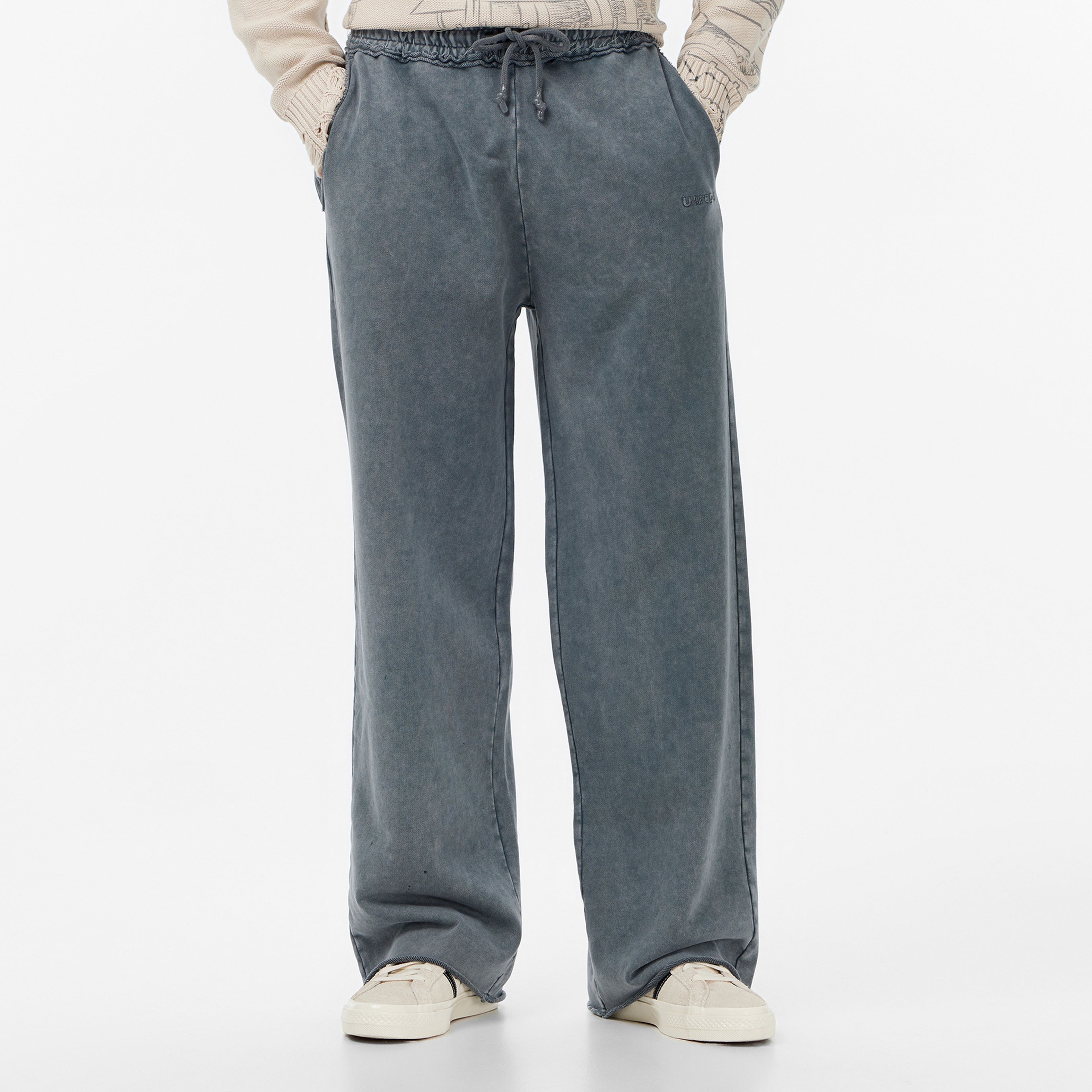 UNITED4 Essentials Erkek Gri Eşofman Altı