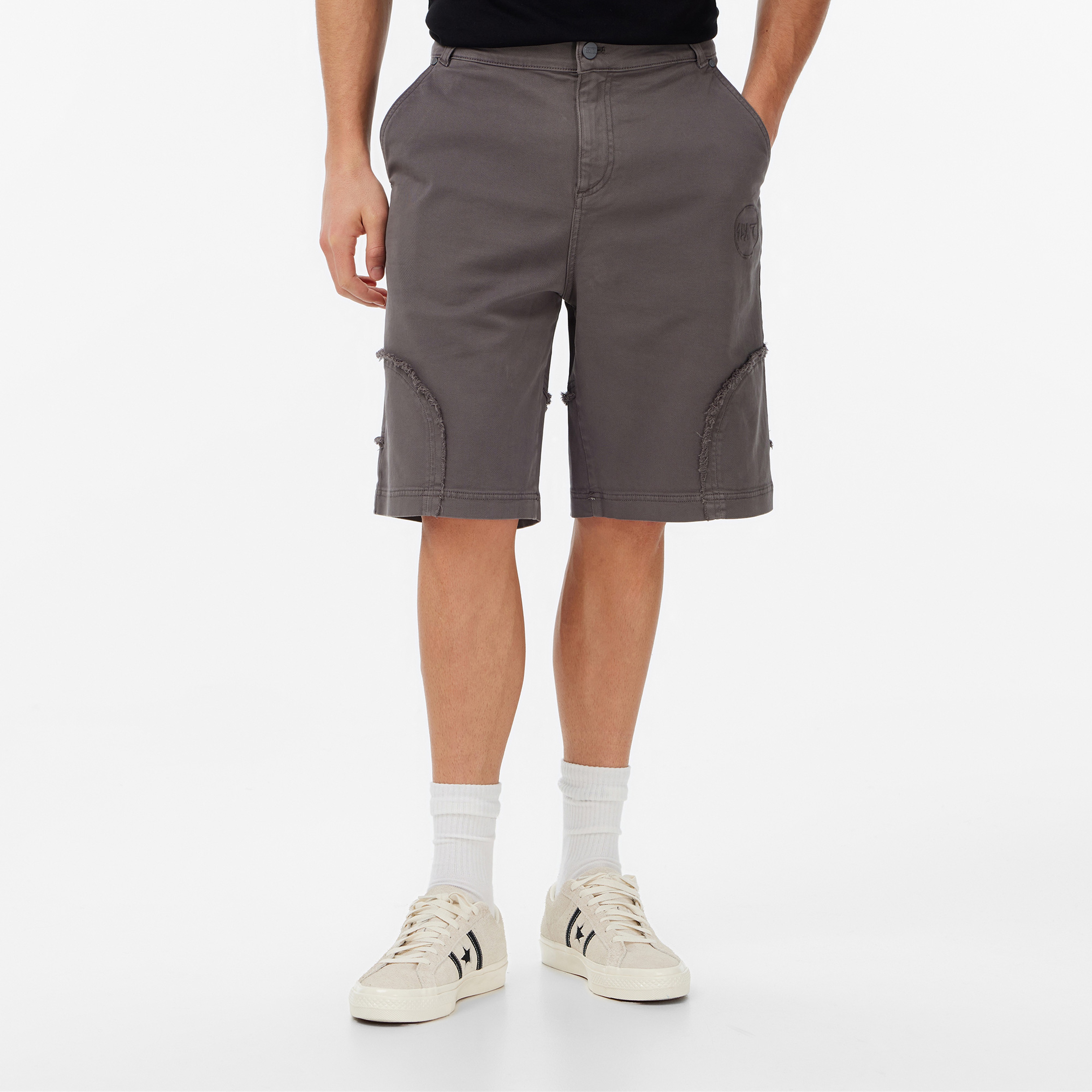 UNITED4 Essentials Erkek Gri Şort