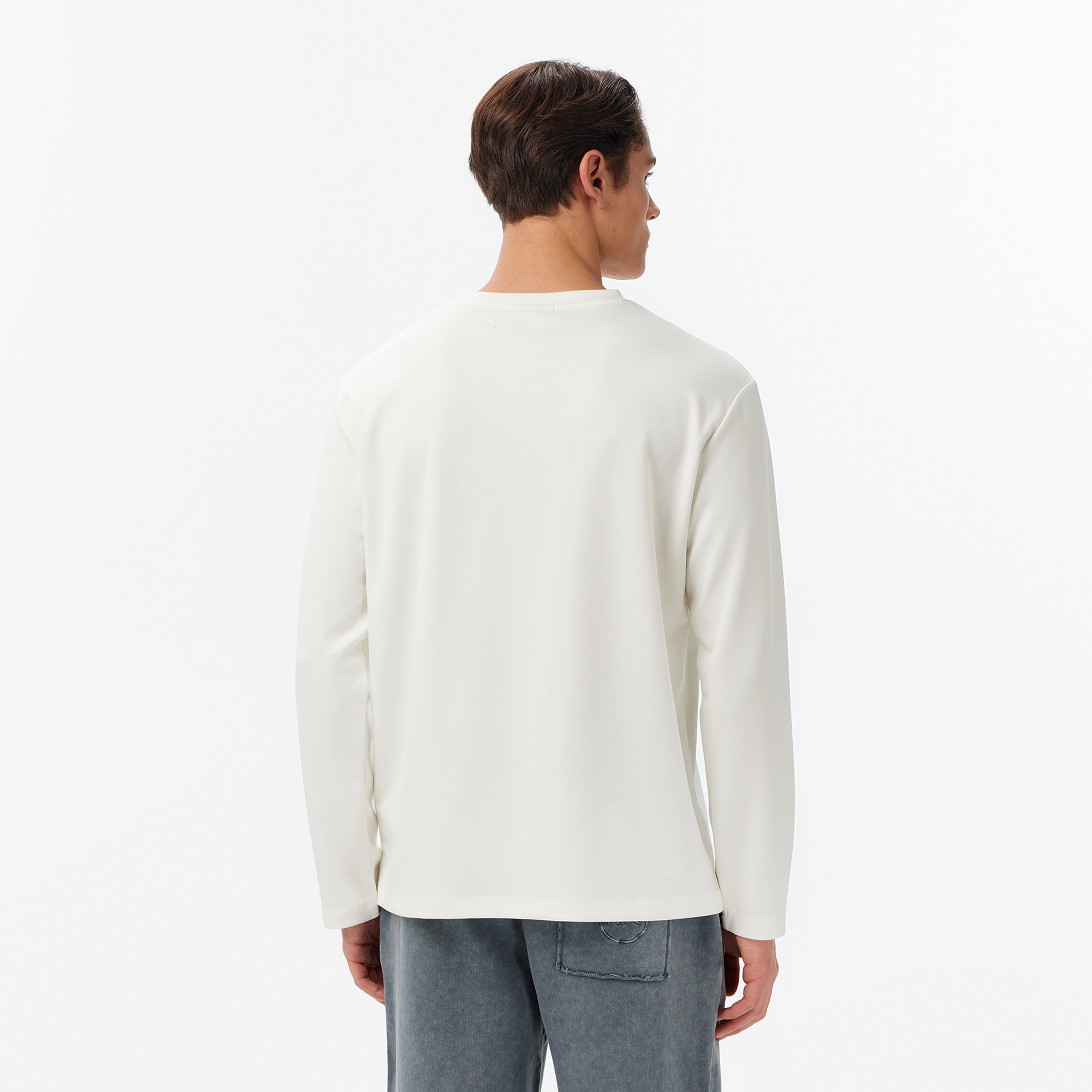 UNITED4 Essentials Erkek Bej T-Shirt