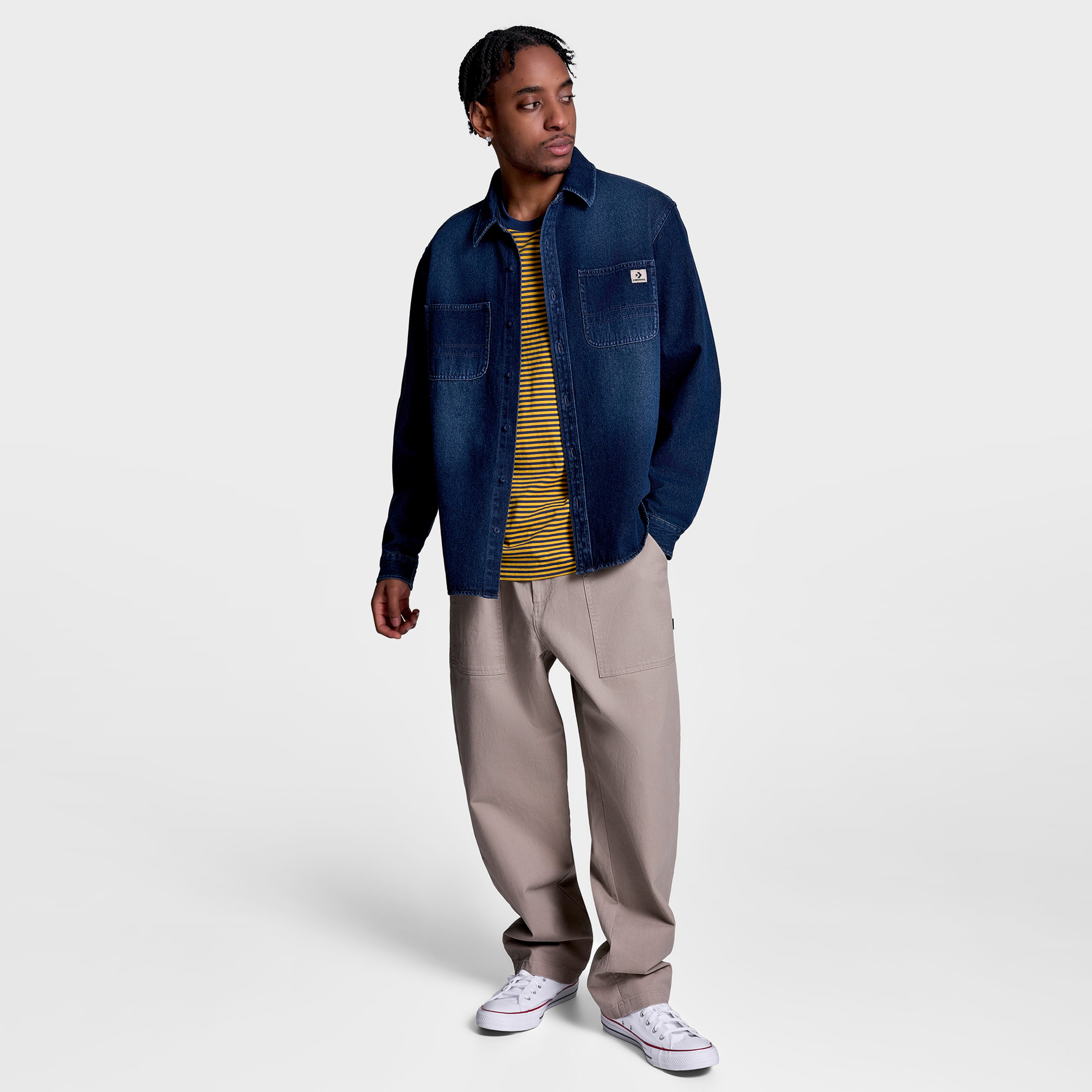 Converse Denim Erkek Siyah T-Shirt