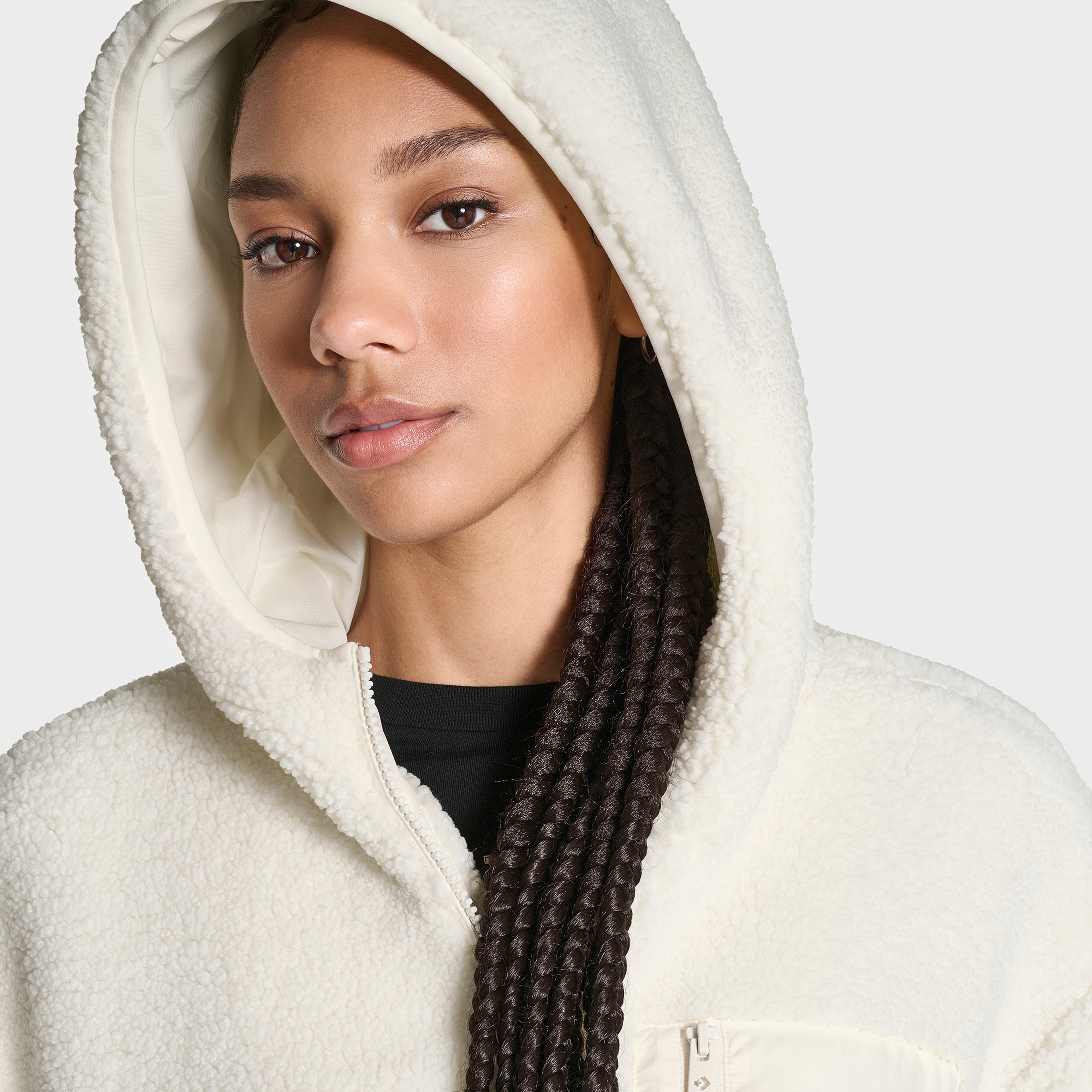 Converse Sherpa Kadın Krem Ceket