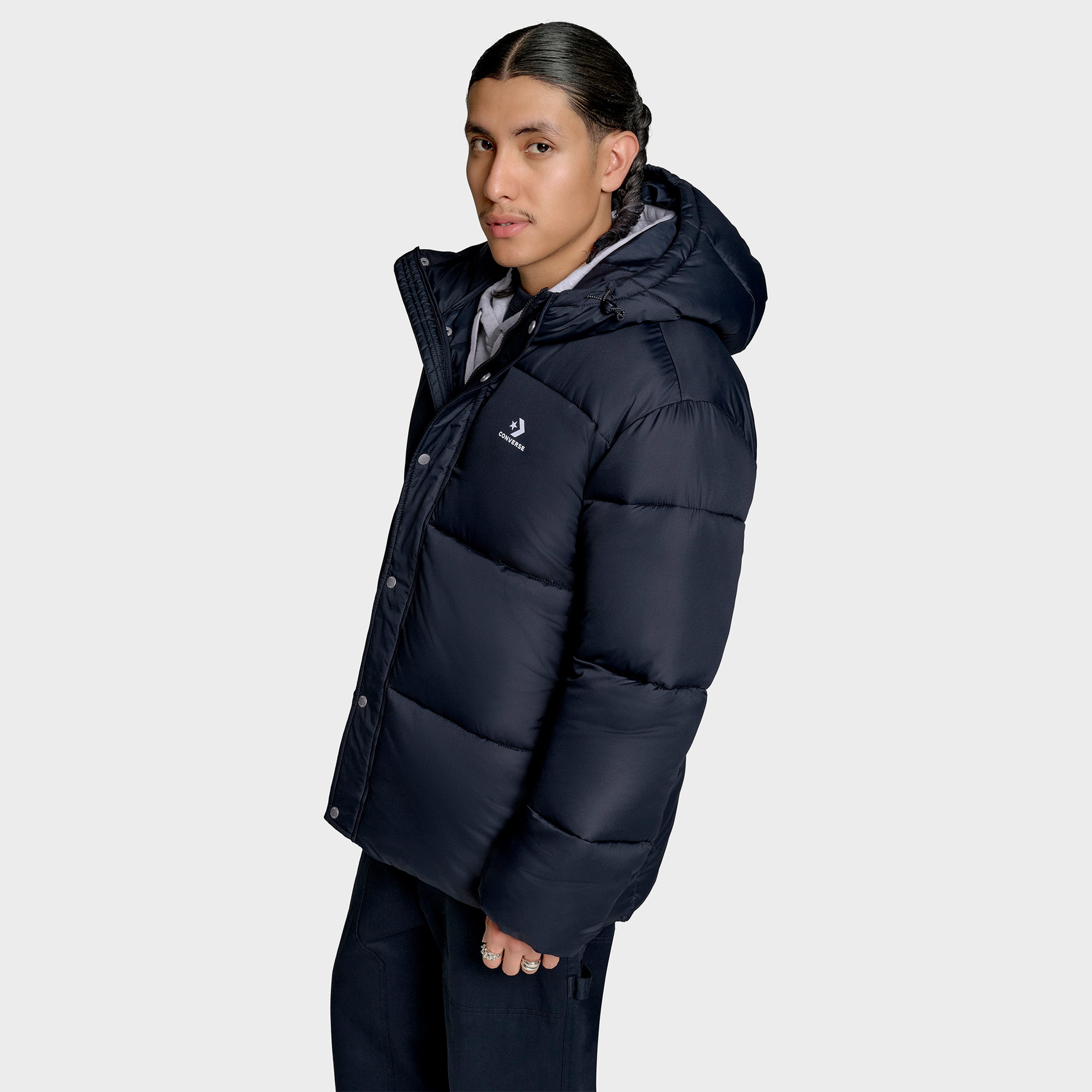 Converse Supper Puffer 2.0 Erkek Siyah Ceket