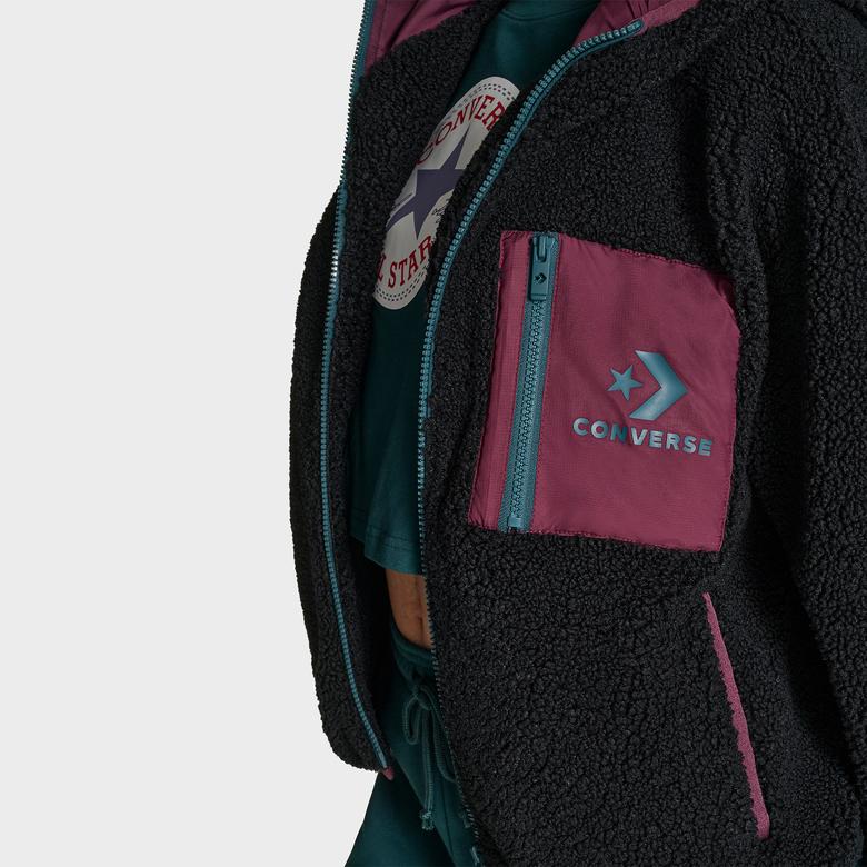 Converse Sherpa Kadın Siyah Ceket
