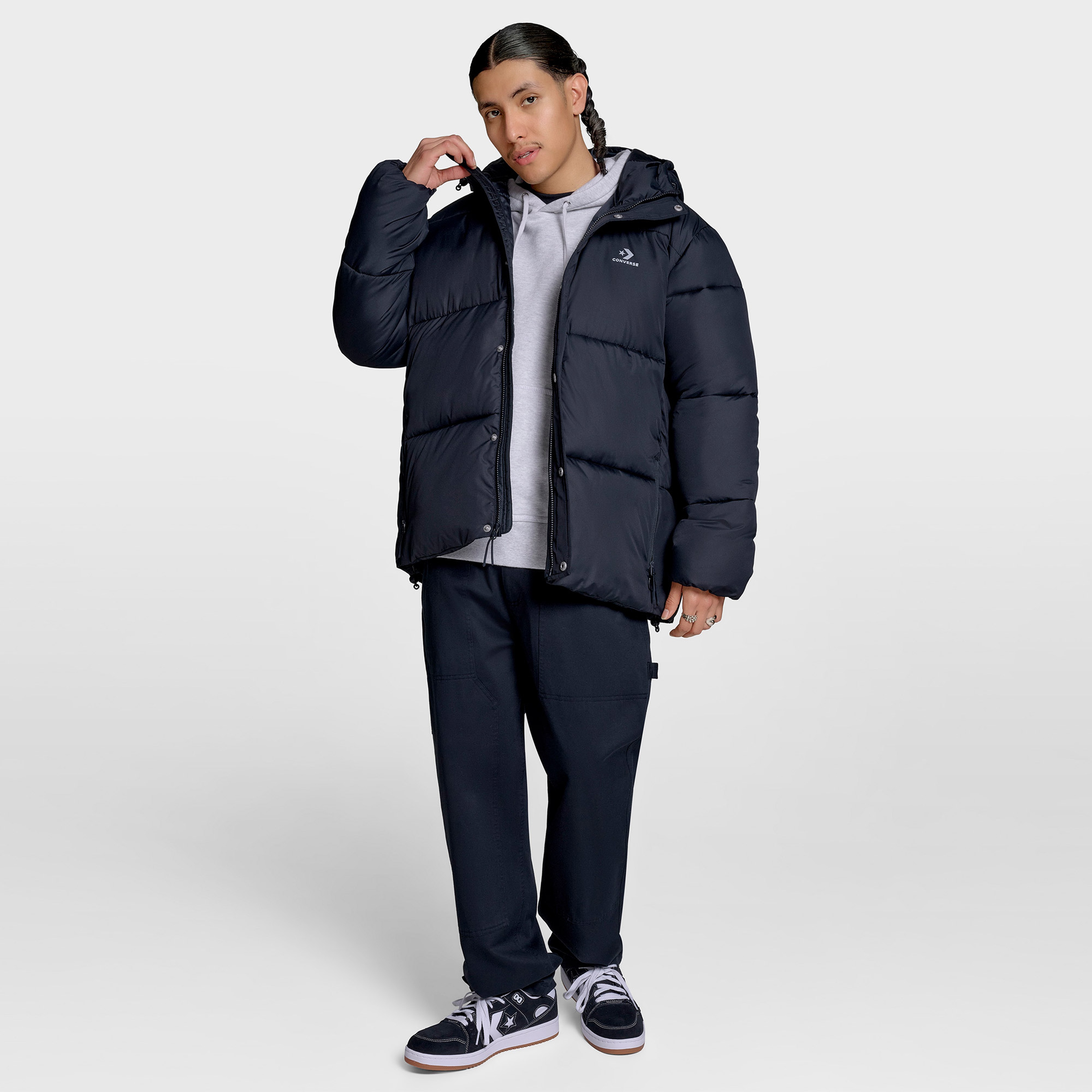 Converse Supper Puffer 2.0 Erkek Siyah Ceket