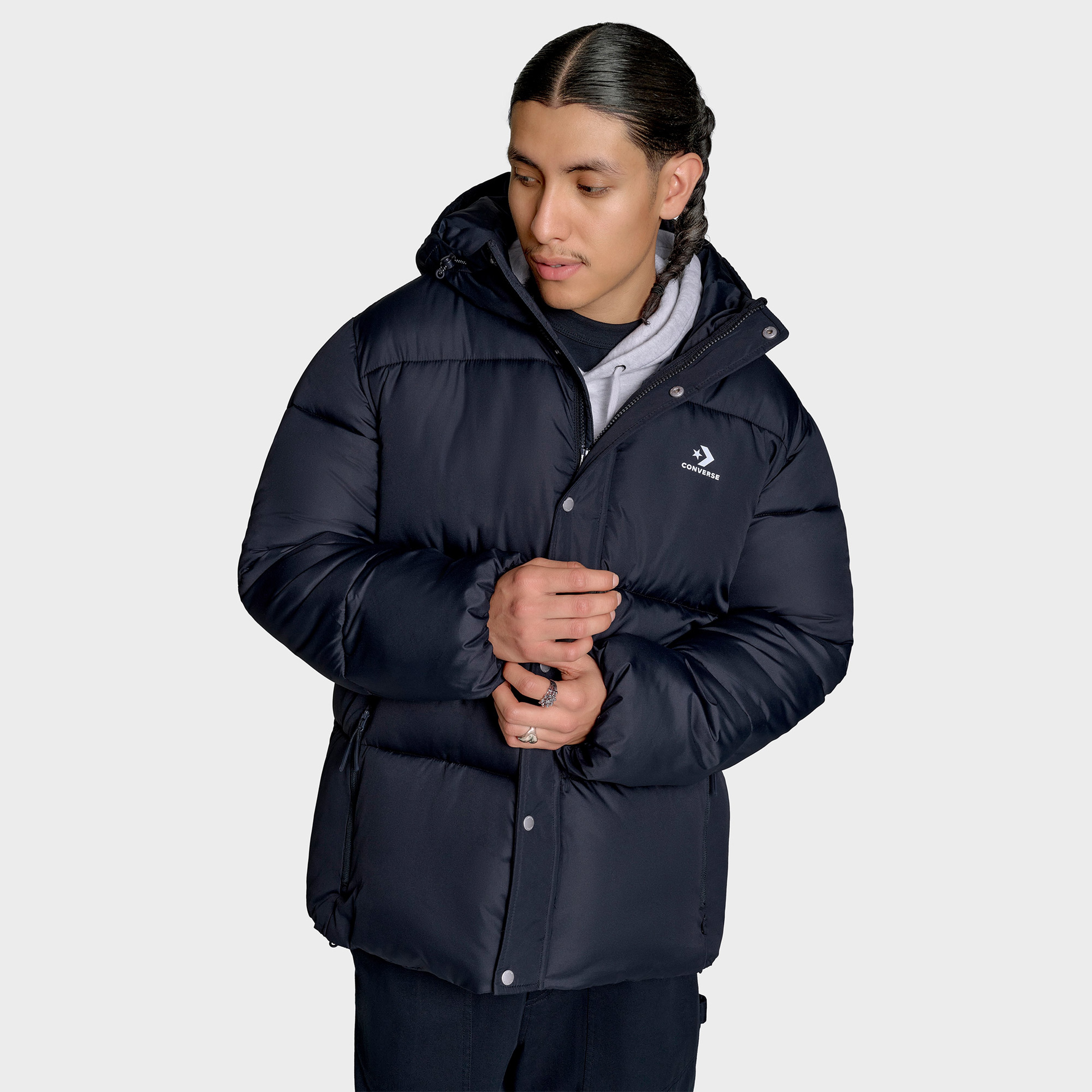 Converse Supper Puffer 2.0 Erkek Siyah Ceket