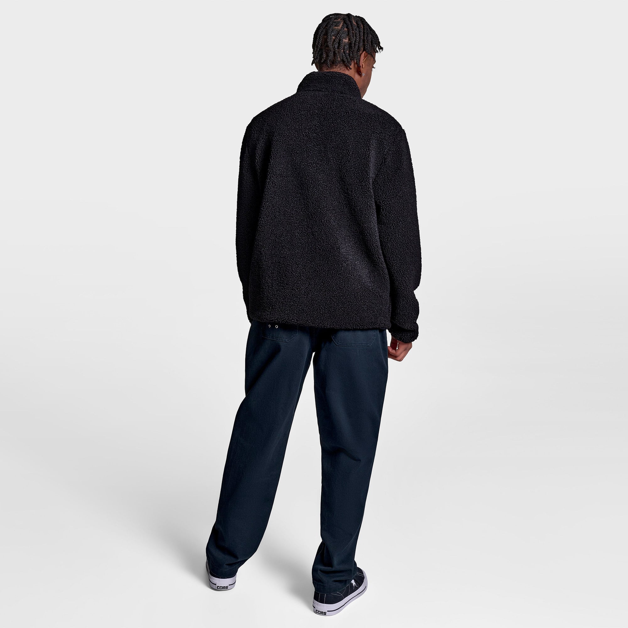 Converse Contrast Sherpa Erkek Siyah Ceket