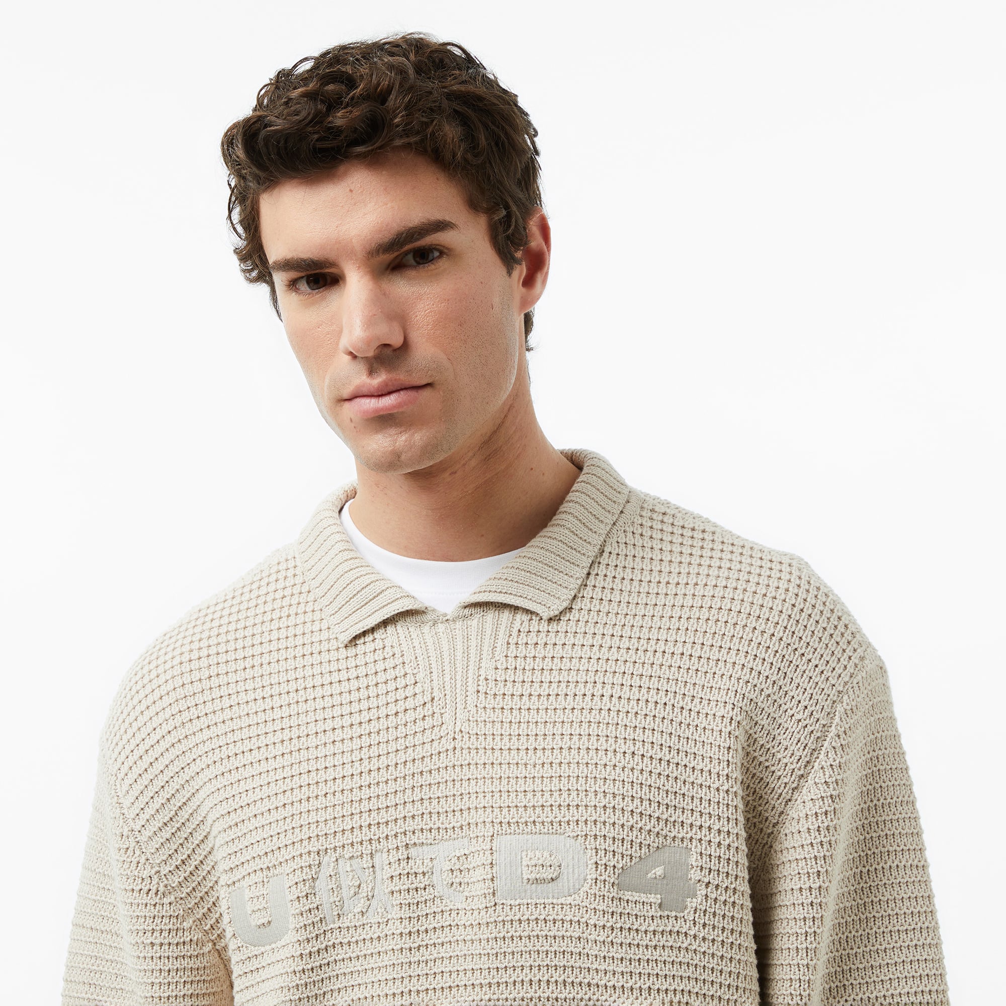 UNITED4 Erkek Krem Triko