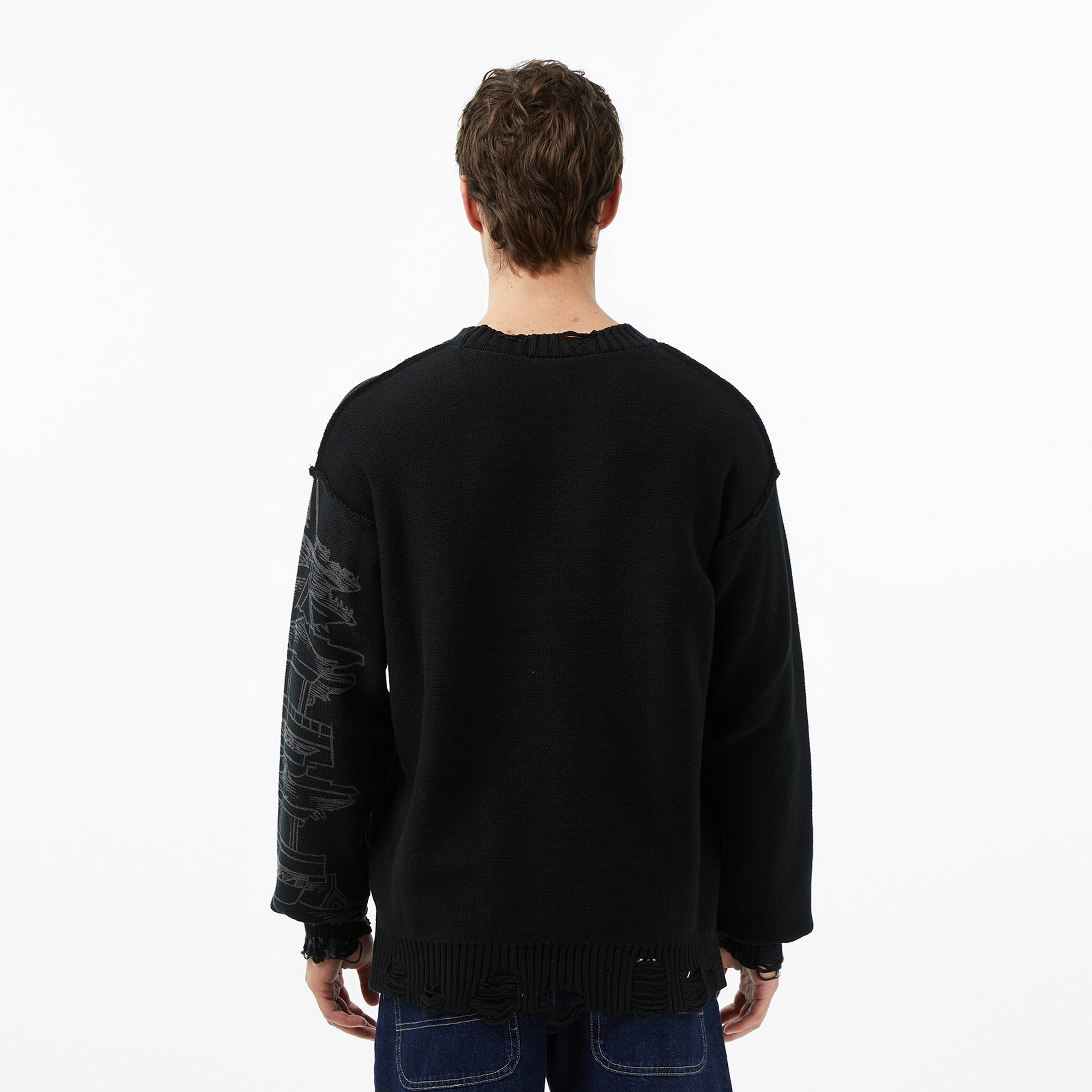 UNITED4 Erkek Siyah Triko