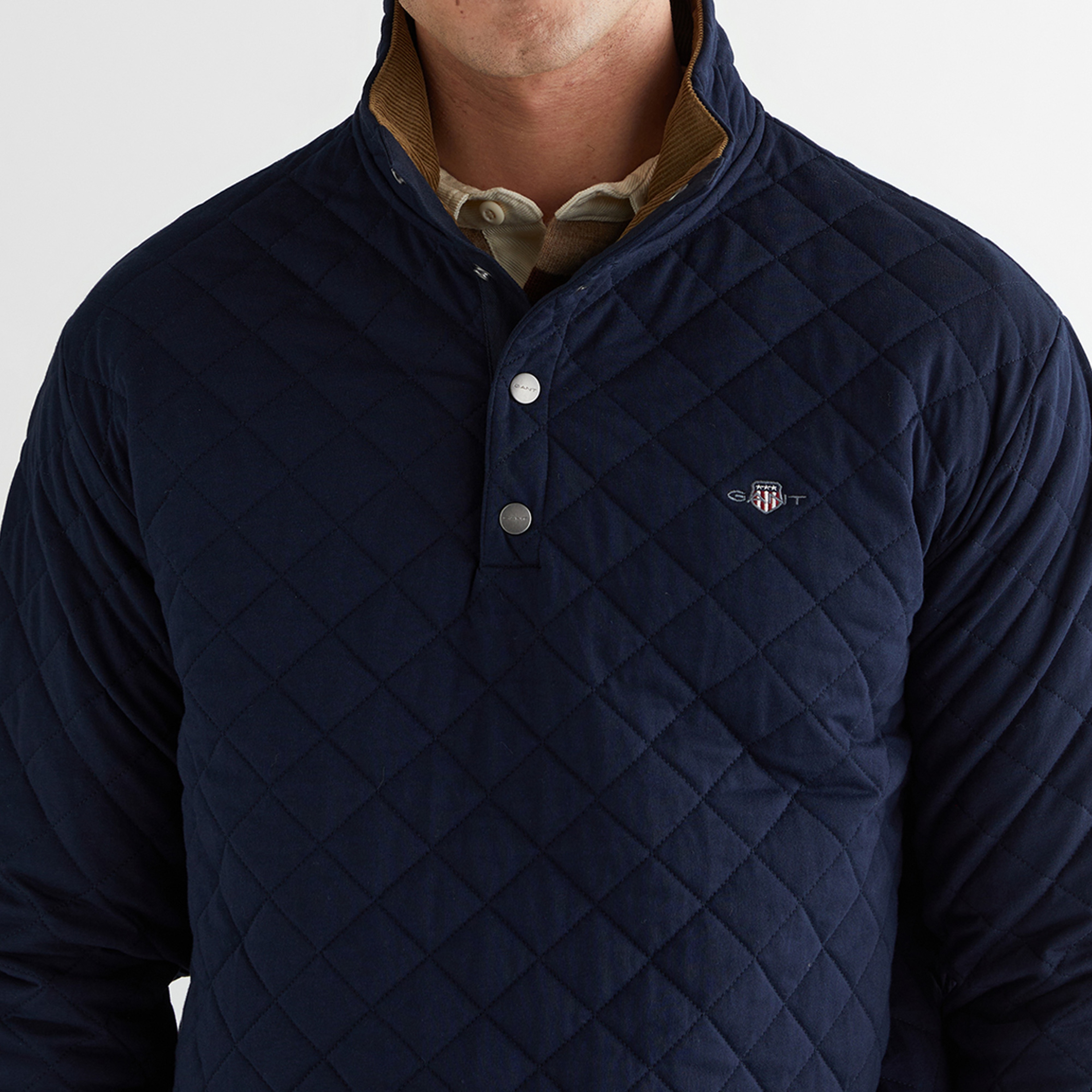 GANT Erkek Lacivert Standart Fit Sweatshirt