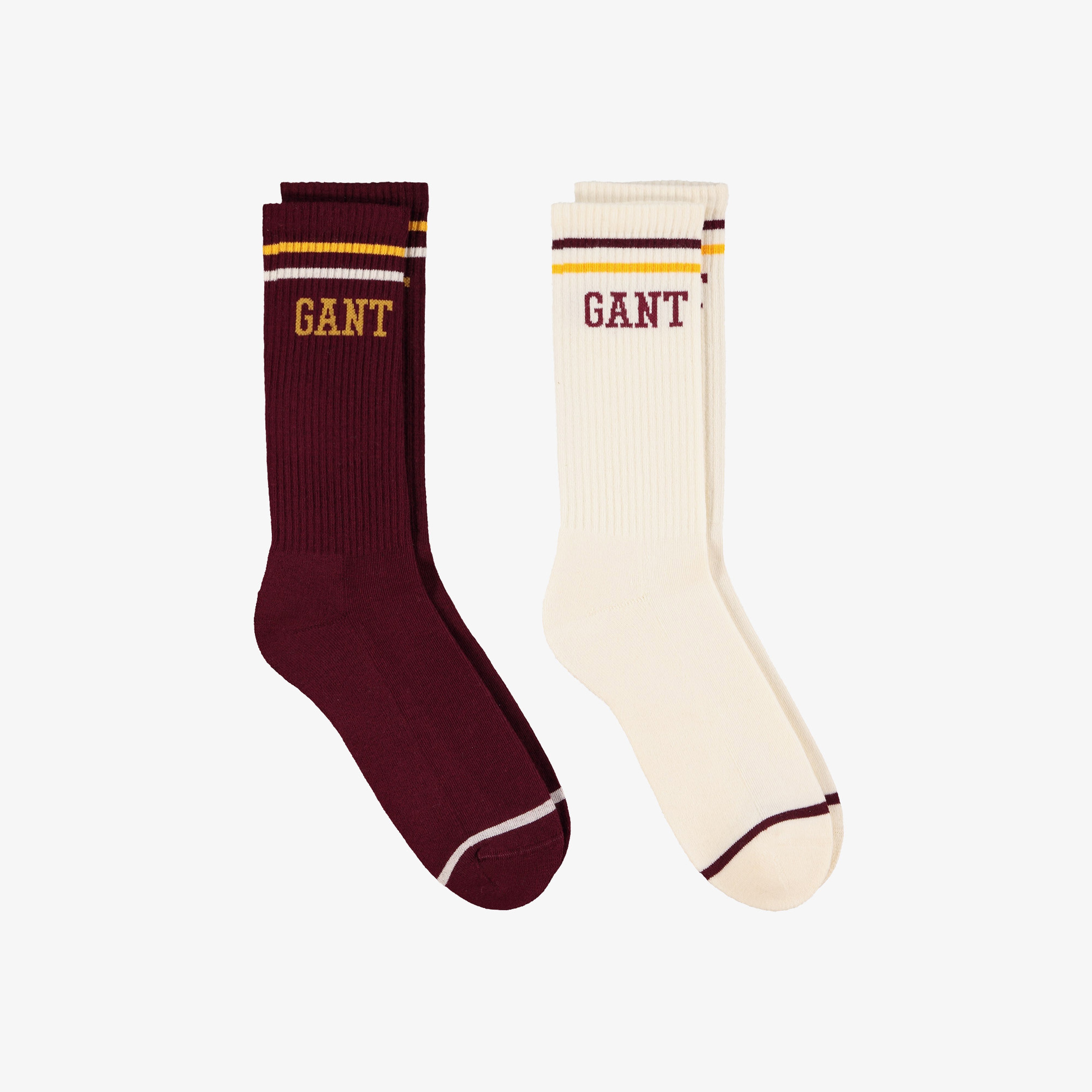 GANT Unisex Bordo Standart 2'li Fit Çorap