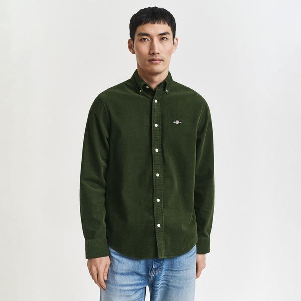 GANT Erkek Haki Regular Fit Düğmeli Gömlek