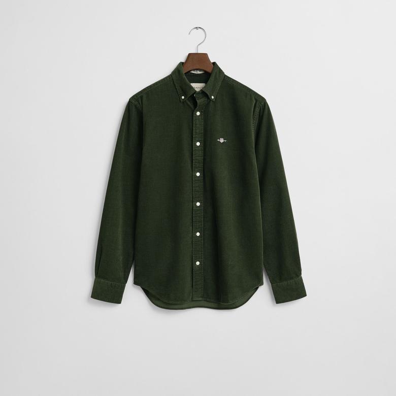 GANT Erkek Haki Regular Fit Düğmeli Gömlek