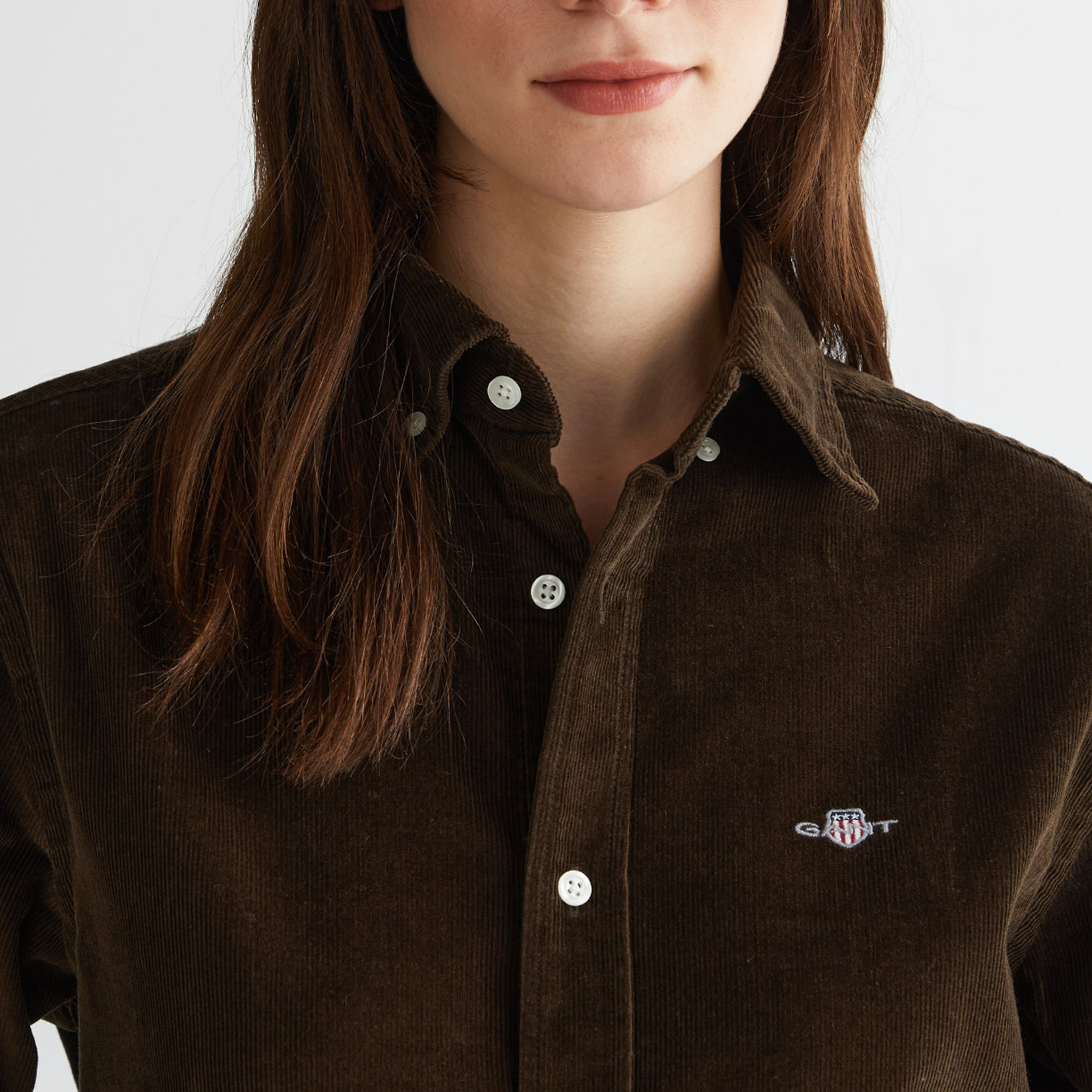 GANT Erkek Kahverengi Regular Fit Düğmeli Gömlek