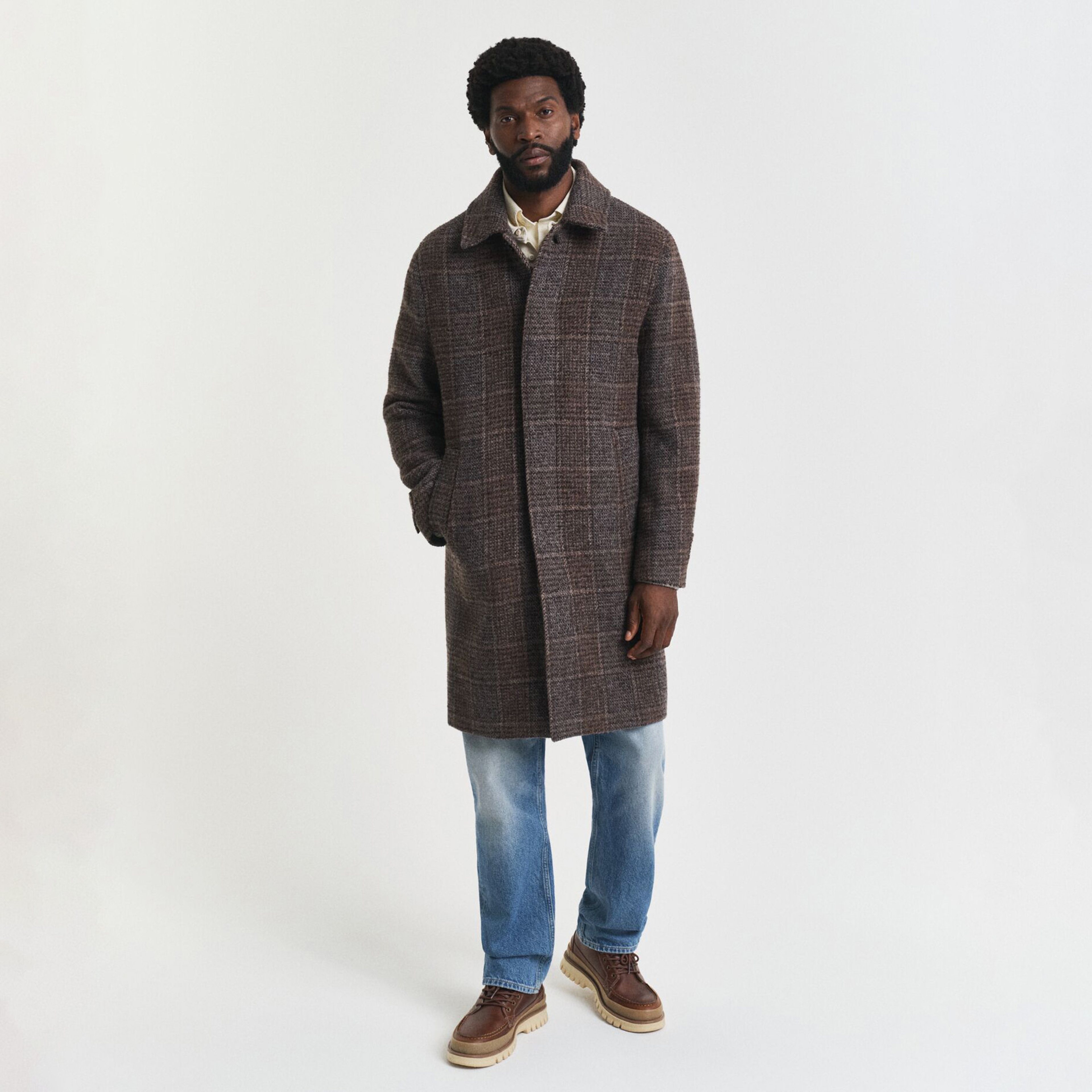 GANT Erkek Kahverengi Regular Fit  Mont