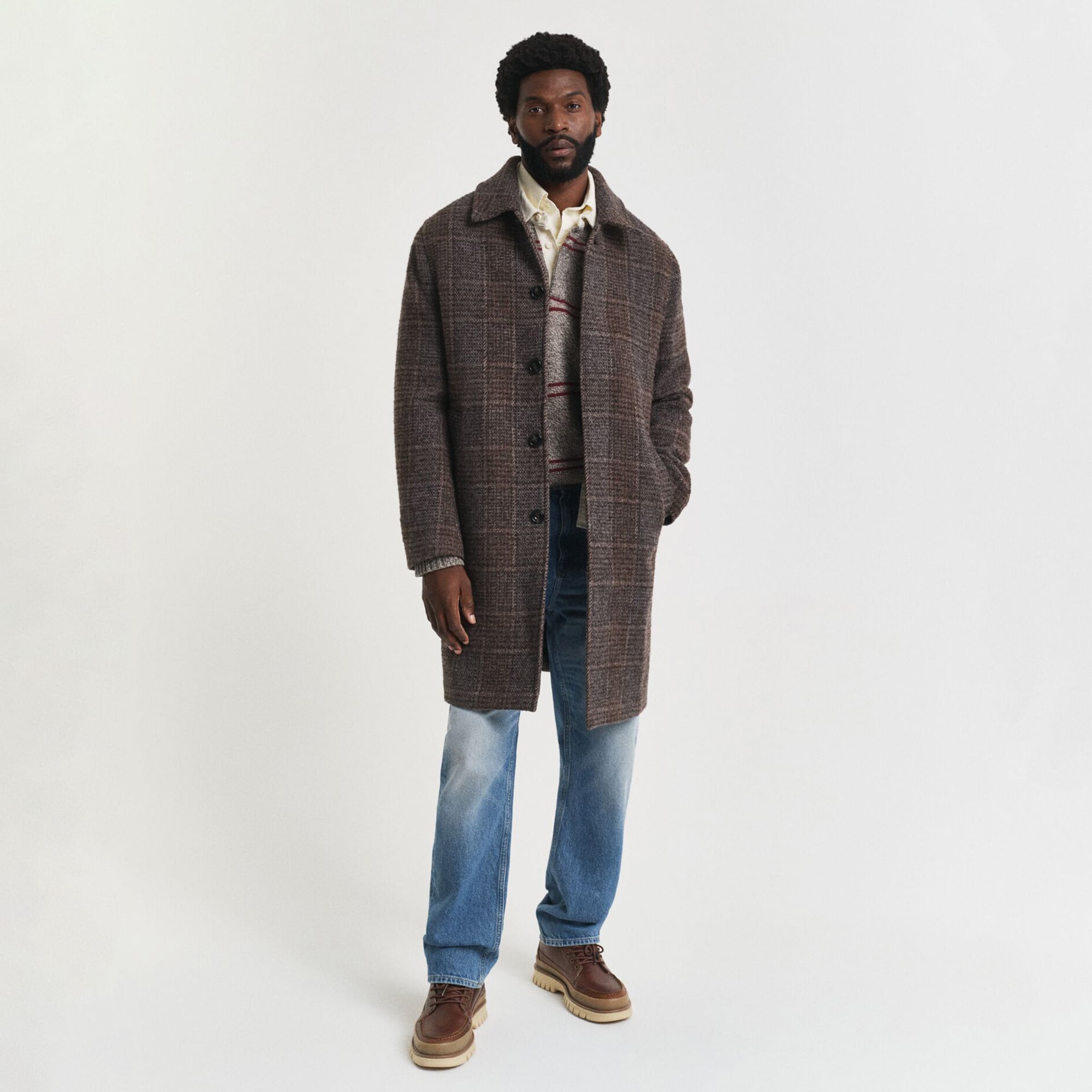 GANT Erkek Kahverengi Regular Fit  Mont