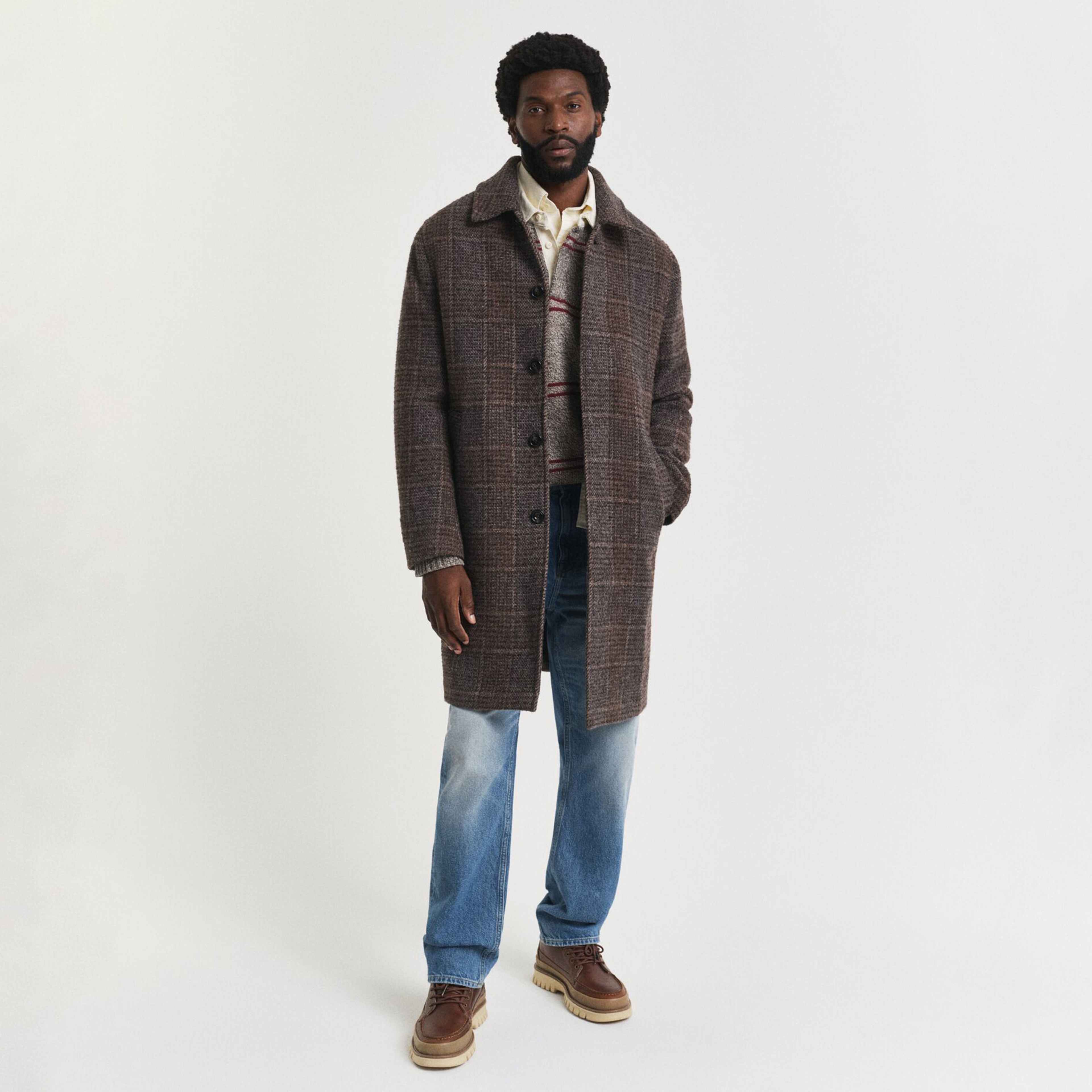 GANT Erkek Kahverengi Regular Fit  Mont