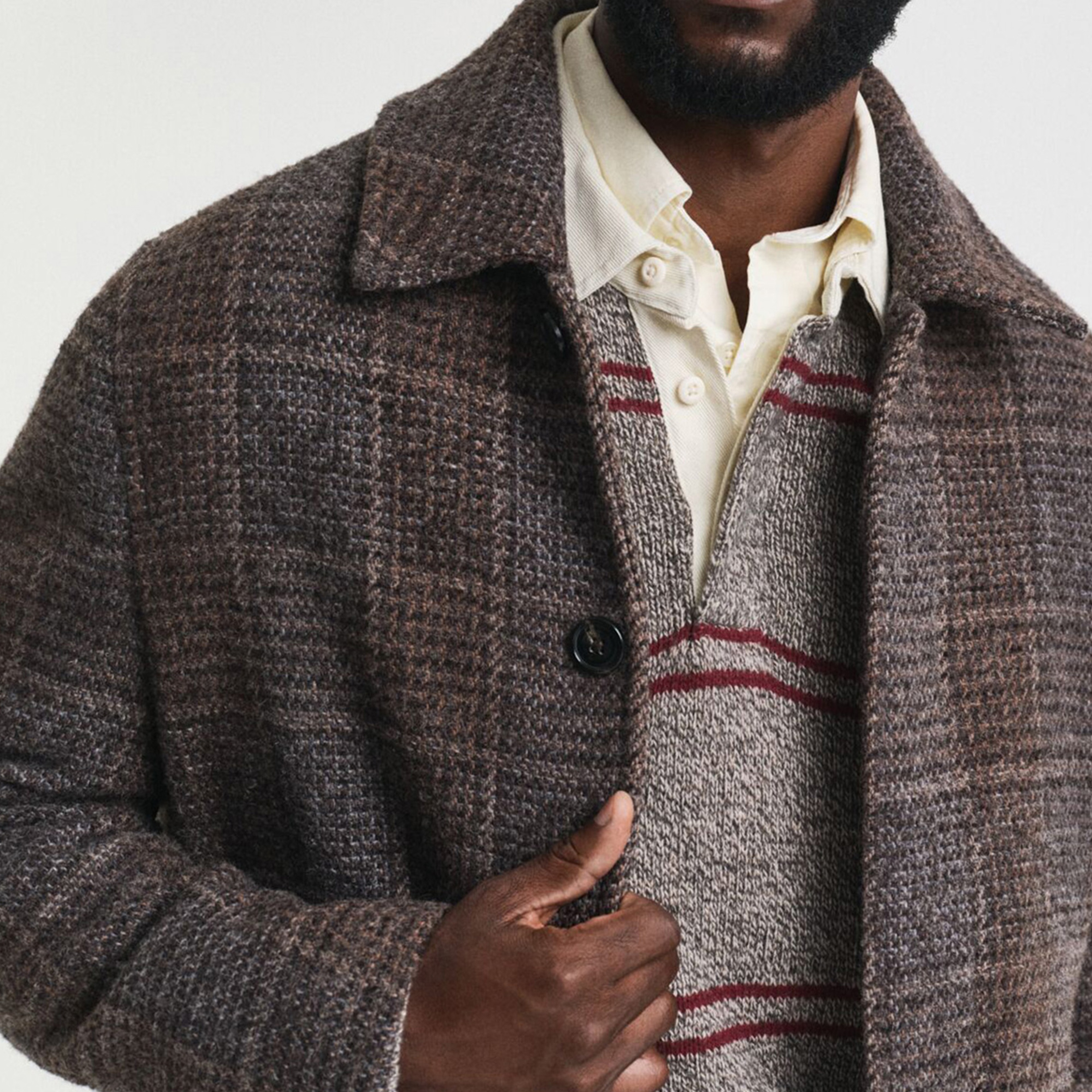 GANT Erkek Kahverengi Regular Fit  Mont