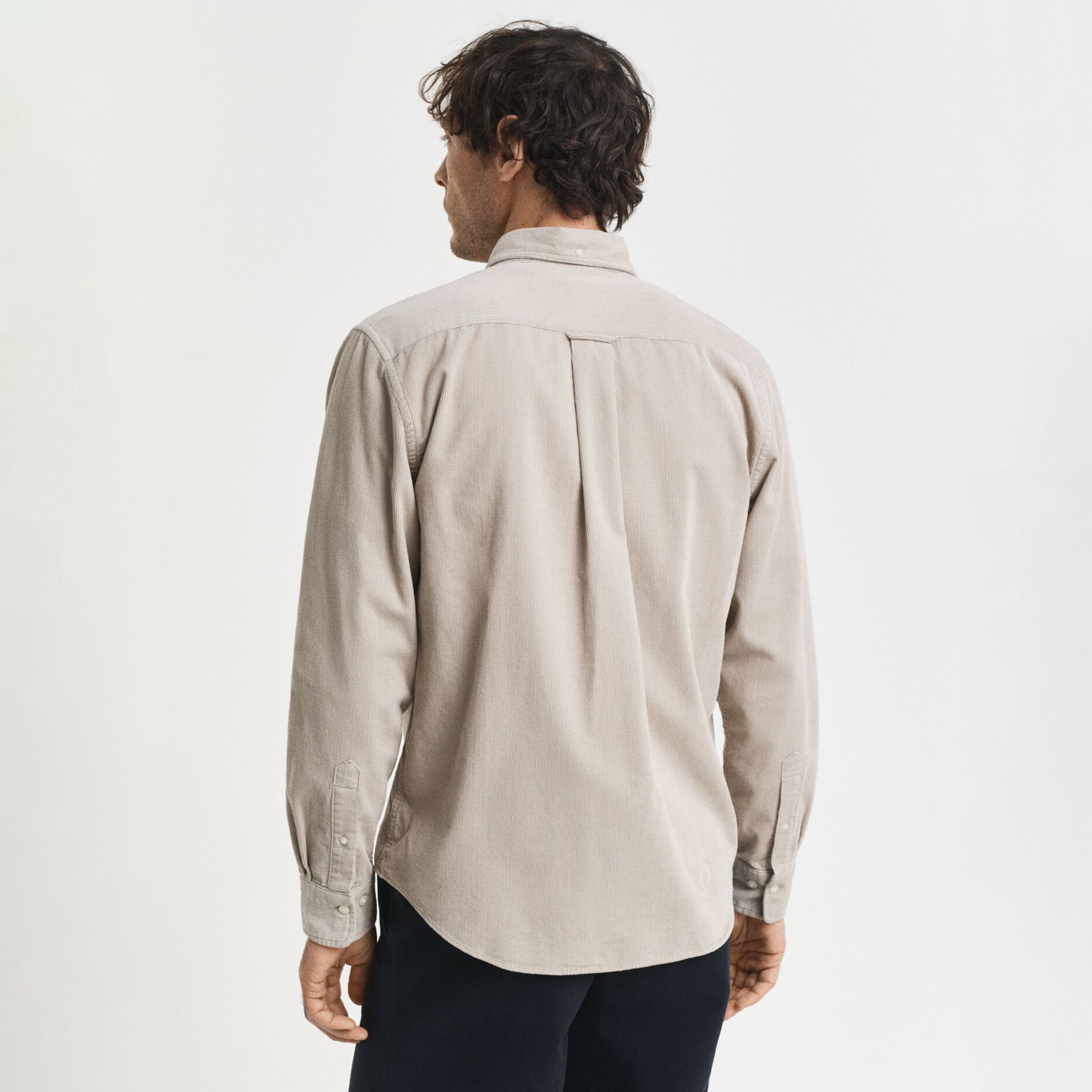 GANT Erkek Bej Regular Fit Düğmeli Gömlek