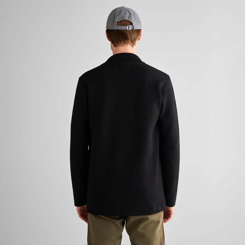 GANT Erkek Siyah Relaxed Fit Kruvaze Mont