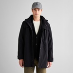 GANT Erkek Siyah Standart Fit Kapüşonlu Mont